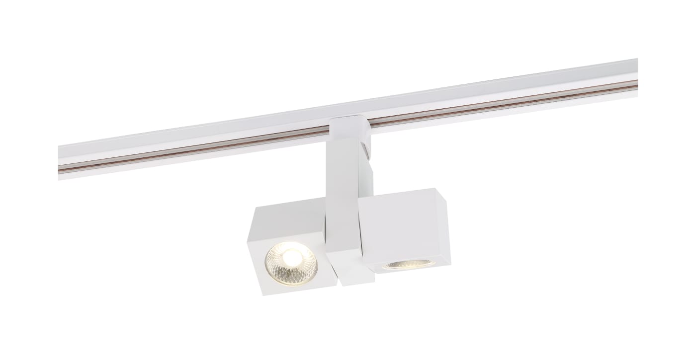 24W LED SQUARE DUAL TRACK HEAD - TH487