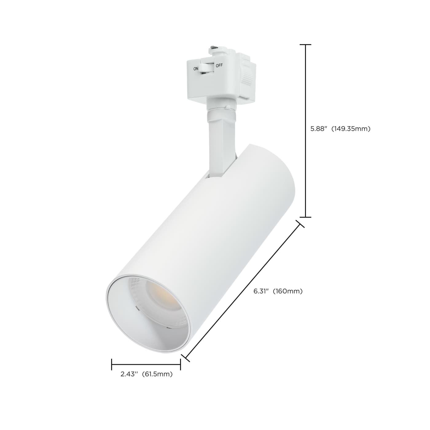 20W CCT LED TRK 48 WHT J-STYLE - TH5013