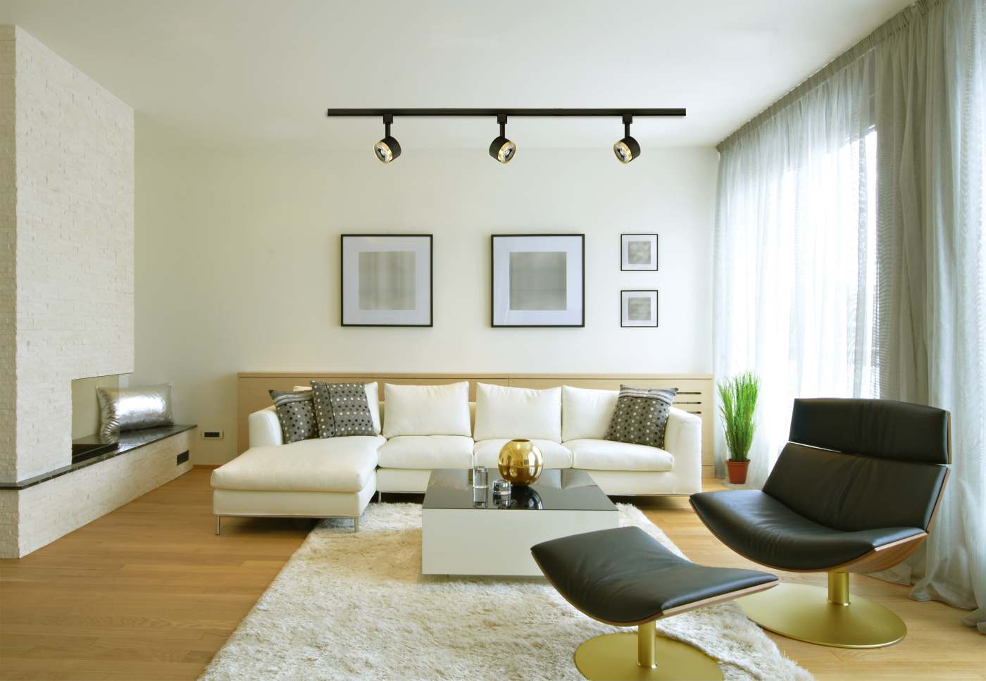 12W LED TRACK HEAD ROUND 36 - TH645