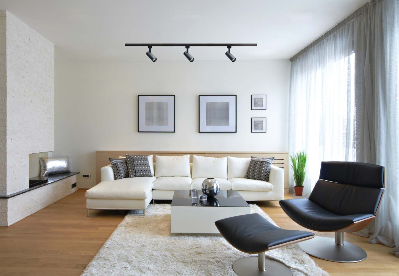 10W CCT LED TRACK HD 48 DG BLK - TH704