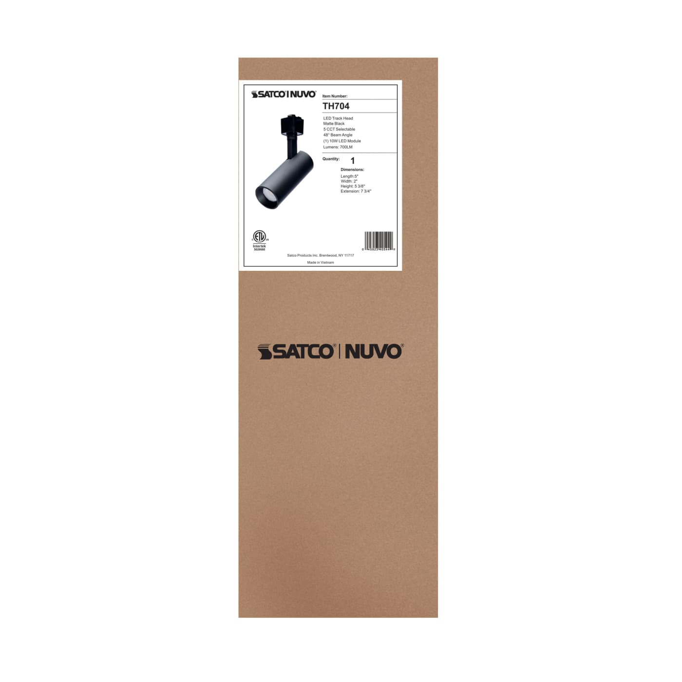 10W CCT LED TRACK HD 48 DG BLK - TH704