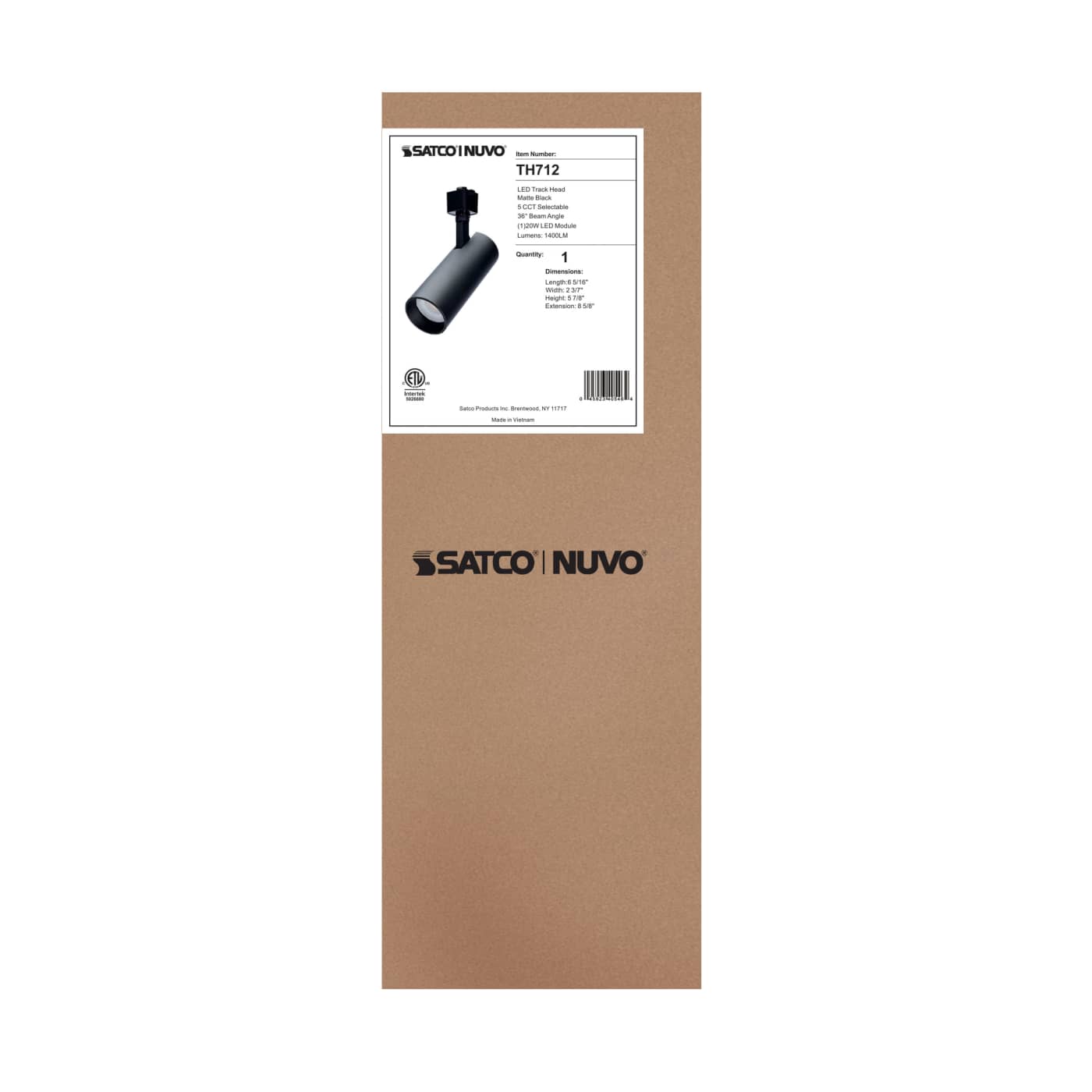 20W CCT LED TRACK HD 36 DG BLK - TH712