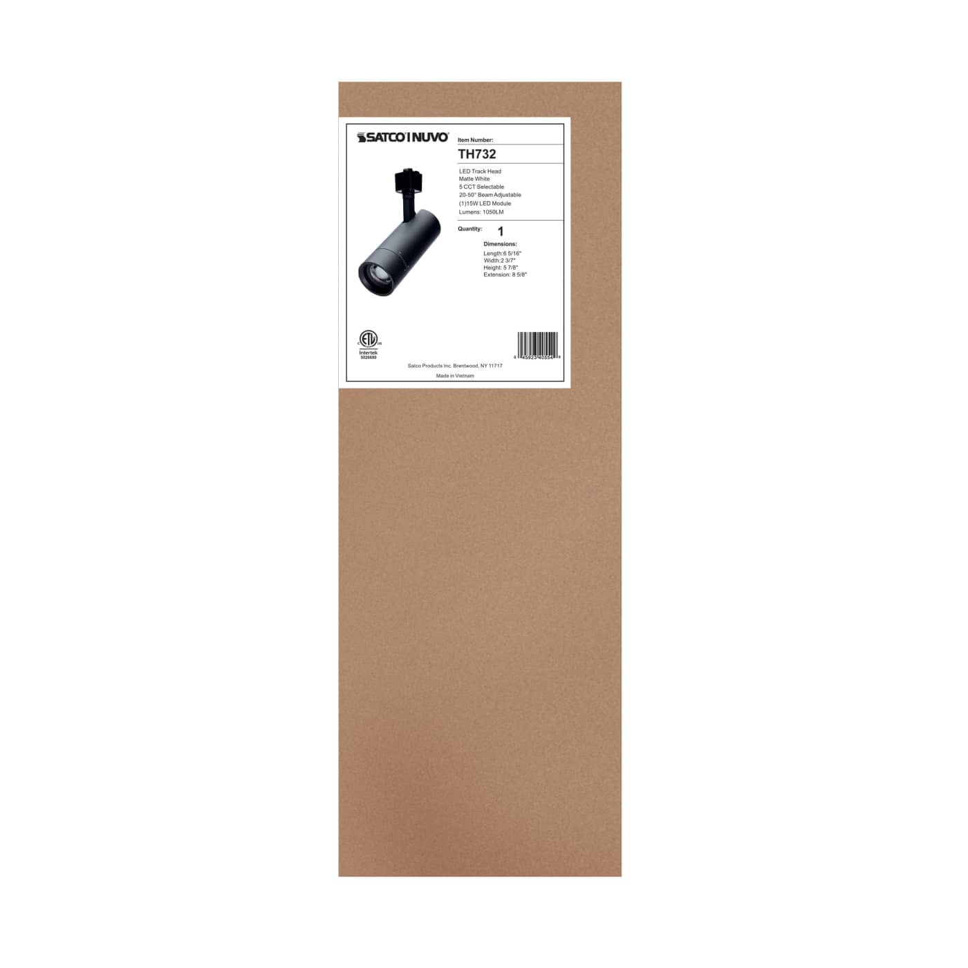 15W BEAM ADJ TRACK HEAD - TH732