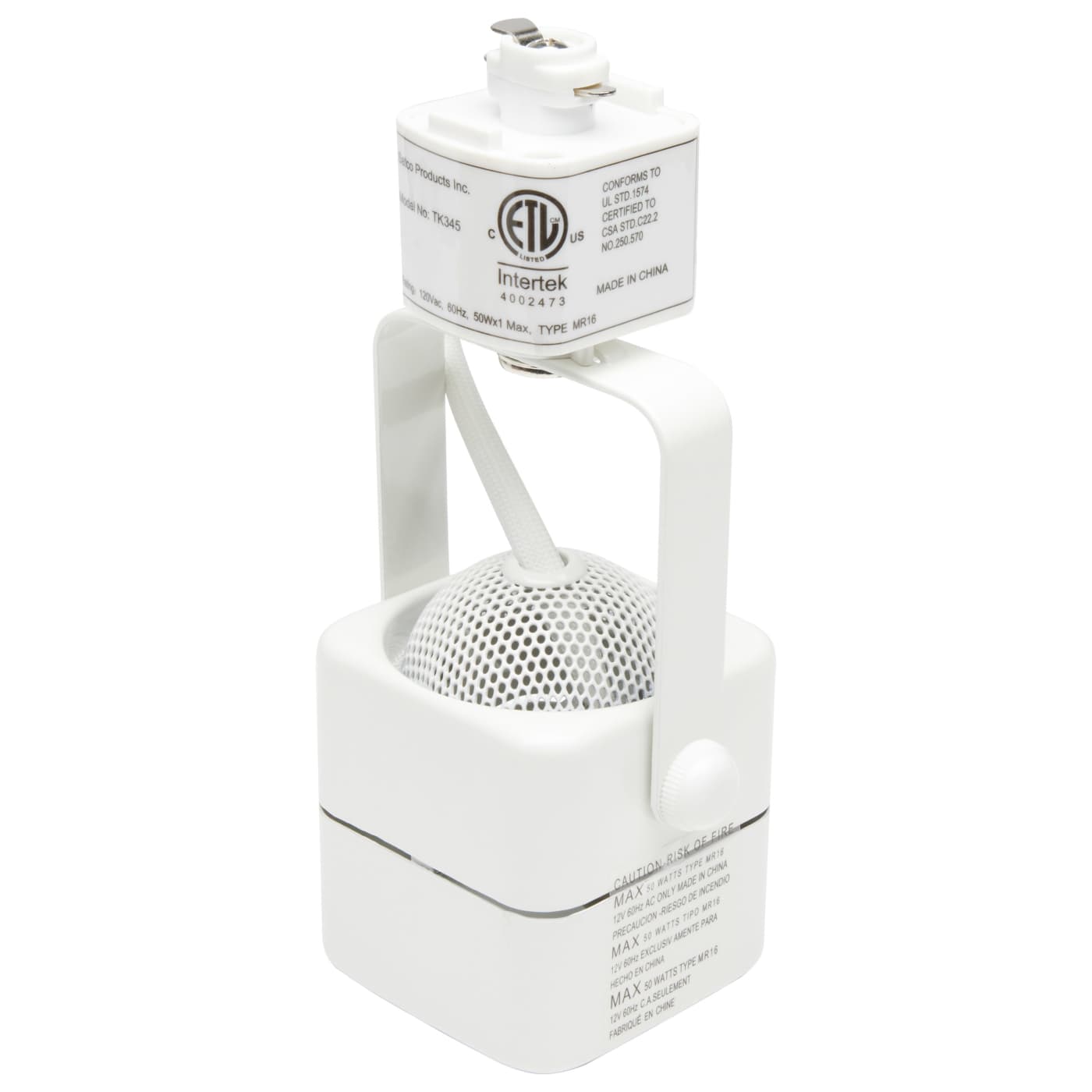 3LT TRACK KIT SQ. LINE VOLT.WH - TK345