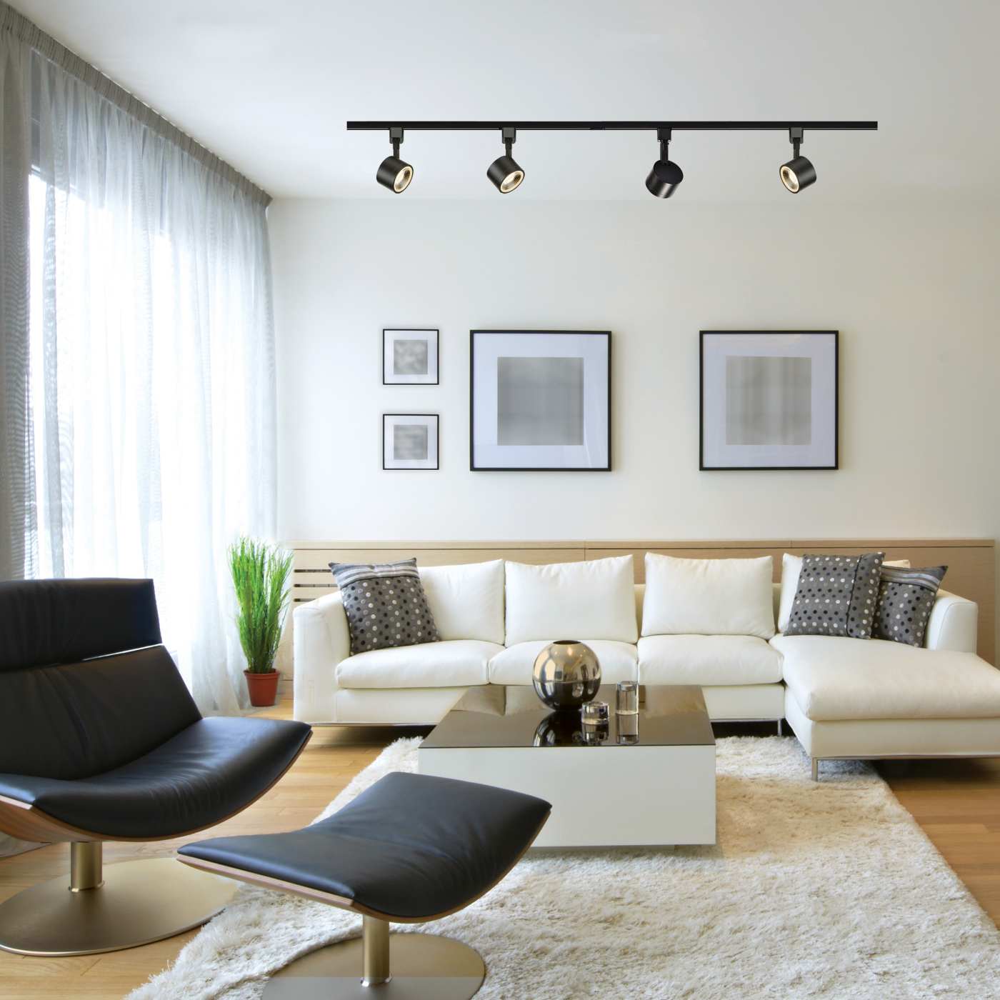 TRACK KIT 12W LED ROUND - TK404