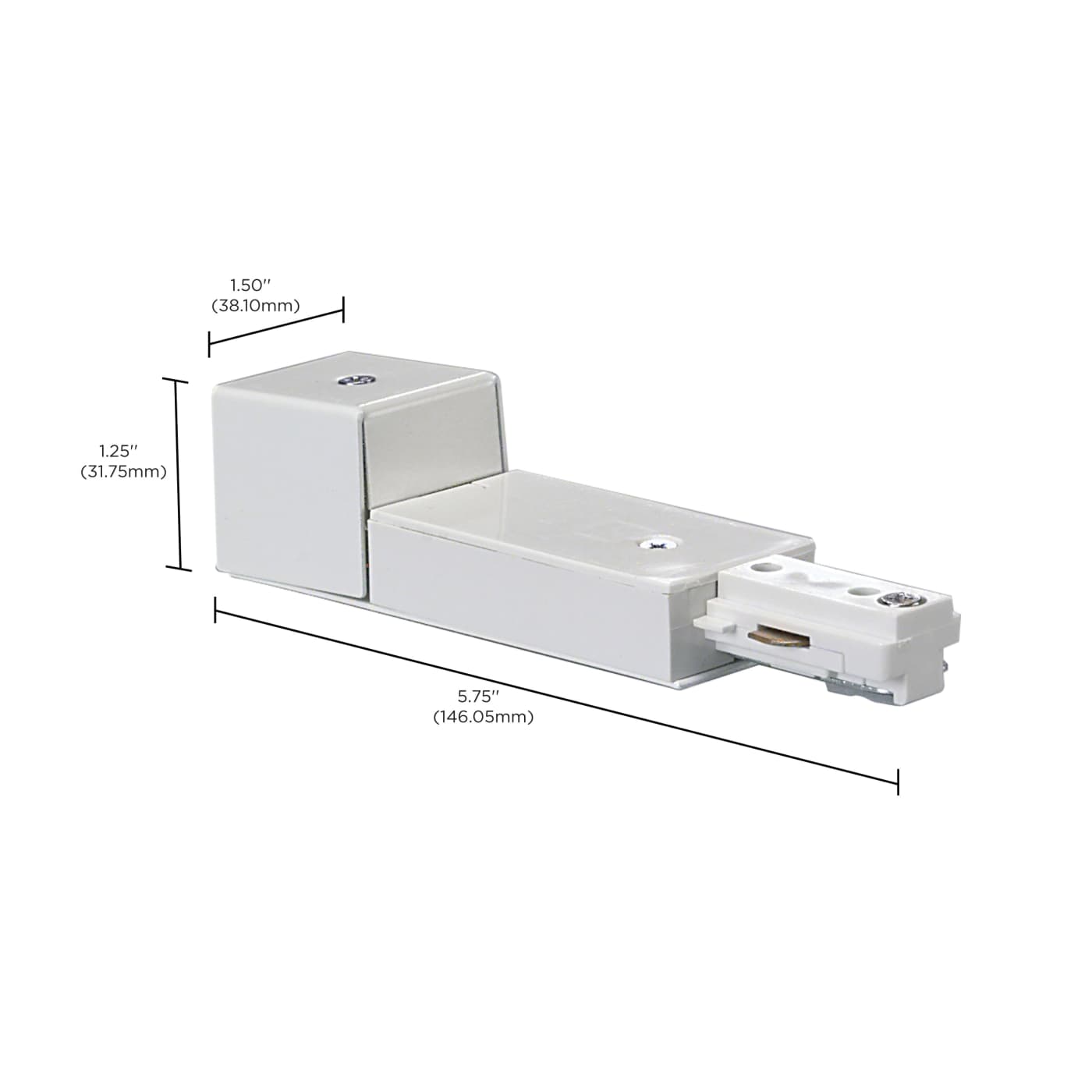 WHITE CONDUIT CONNECTOR - TP169