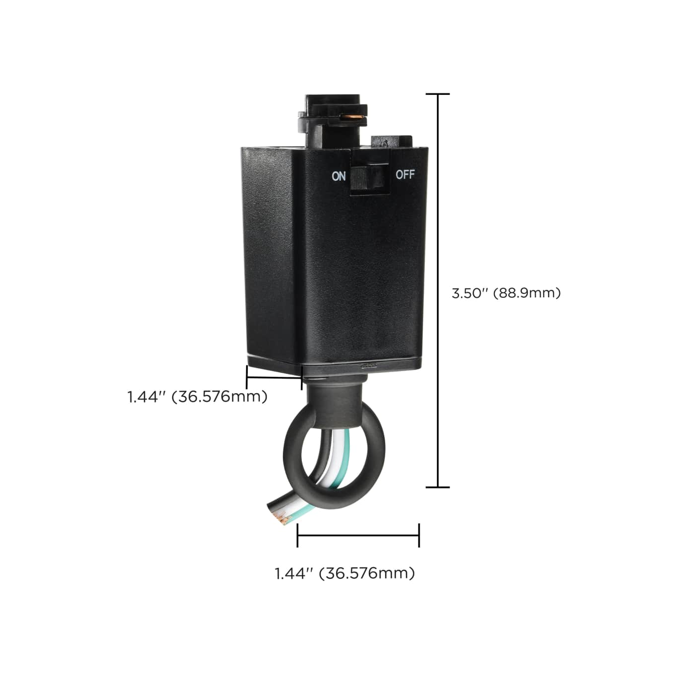 PENDANT LOOP TRACK ADAPTER-BK - TP216