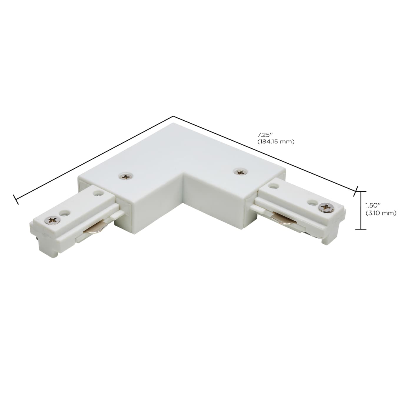 L CONNECTOR REV POLARITY WHT - TP235