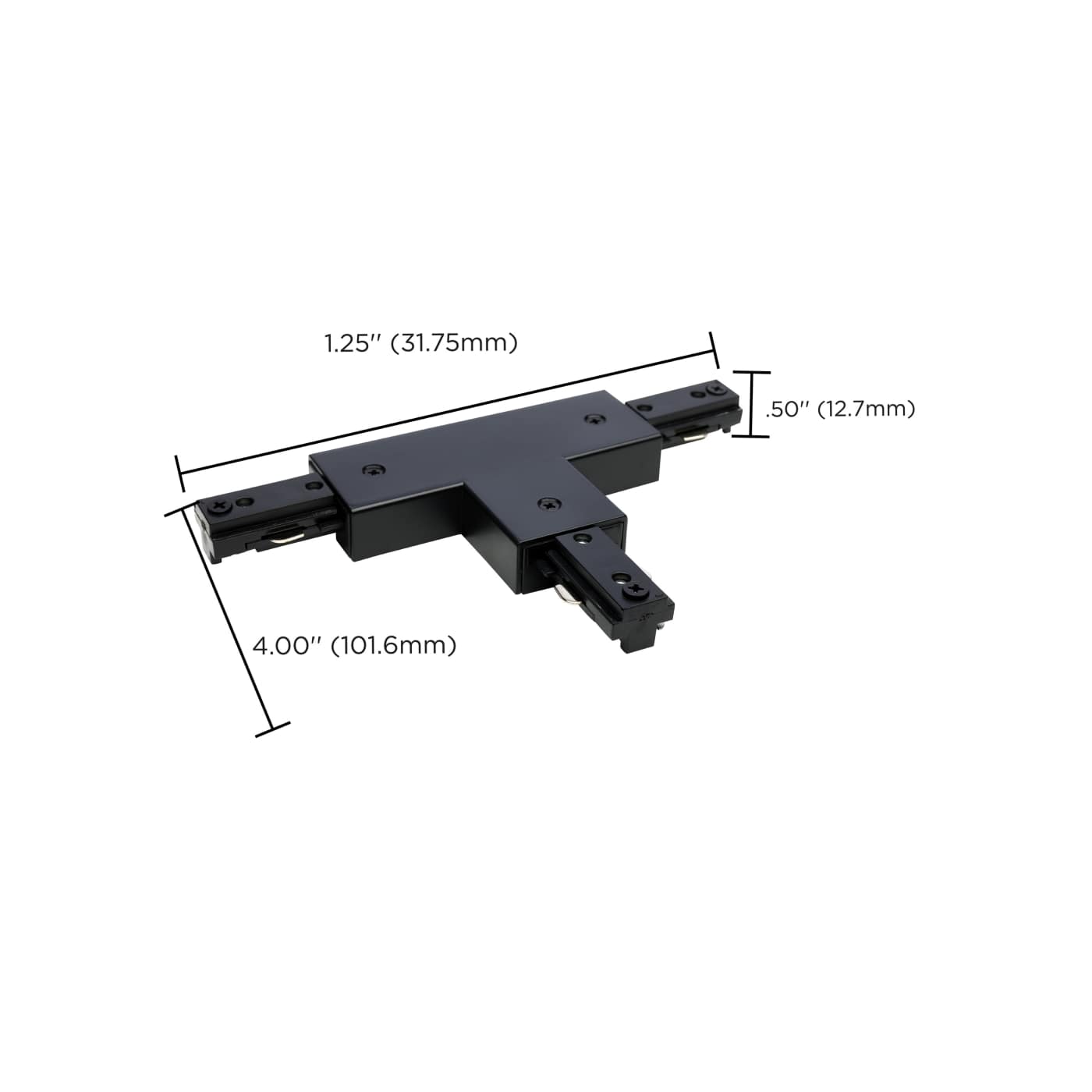 T CONNECTOR REV POLARITY BLK - TP237