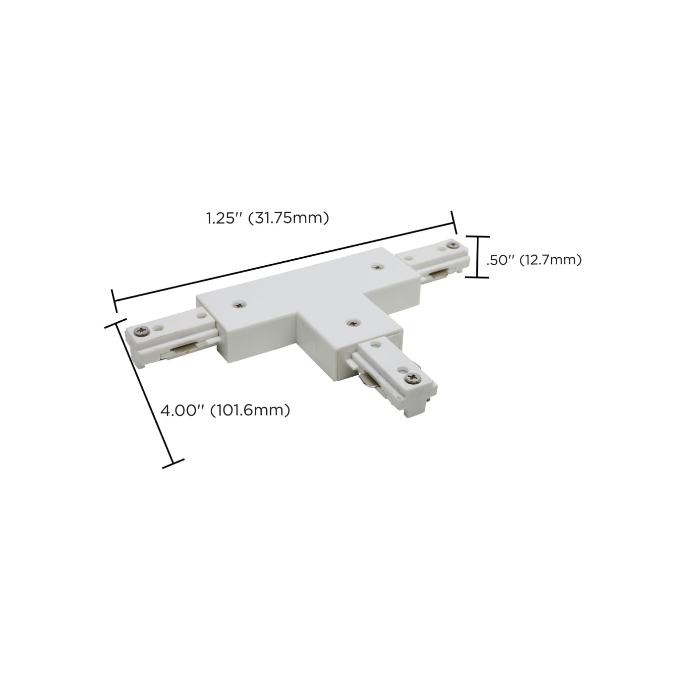 T CONNECTOR REV POLARITY WHT - TP238