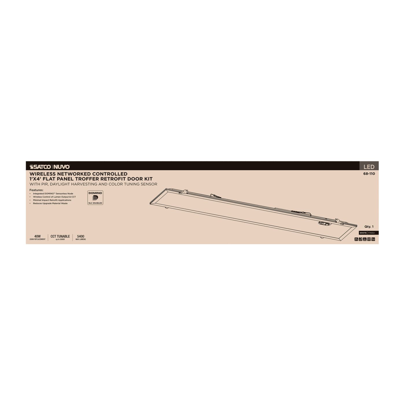 DOMINO 1X4 PANEL RETROFIT KIT - 68-110