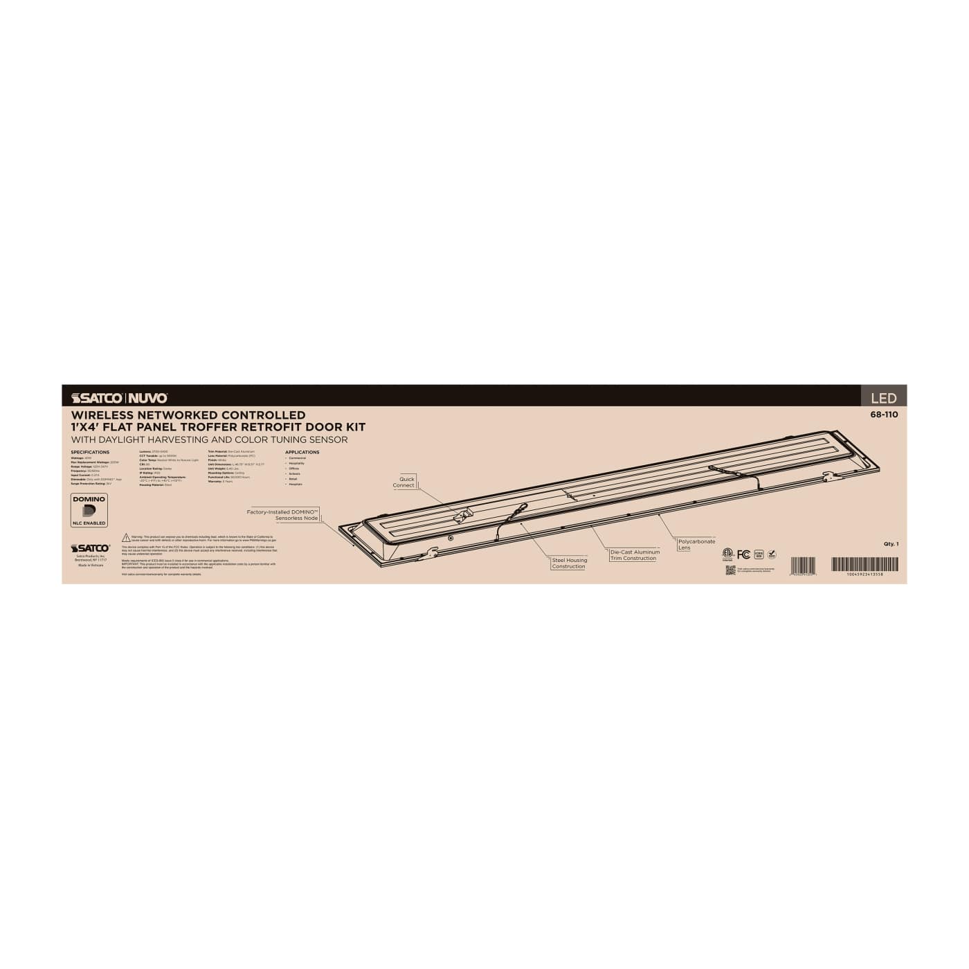 DOMINO 1X4 PANEL RETROFIT KIT - 68-110