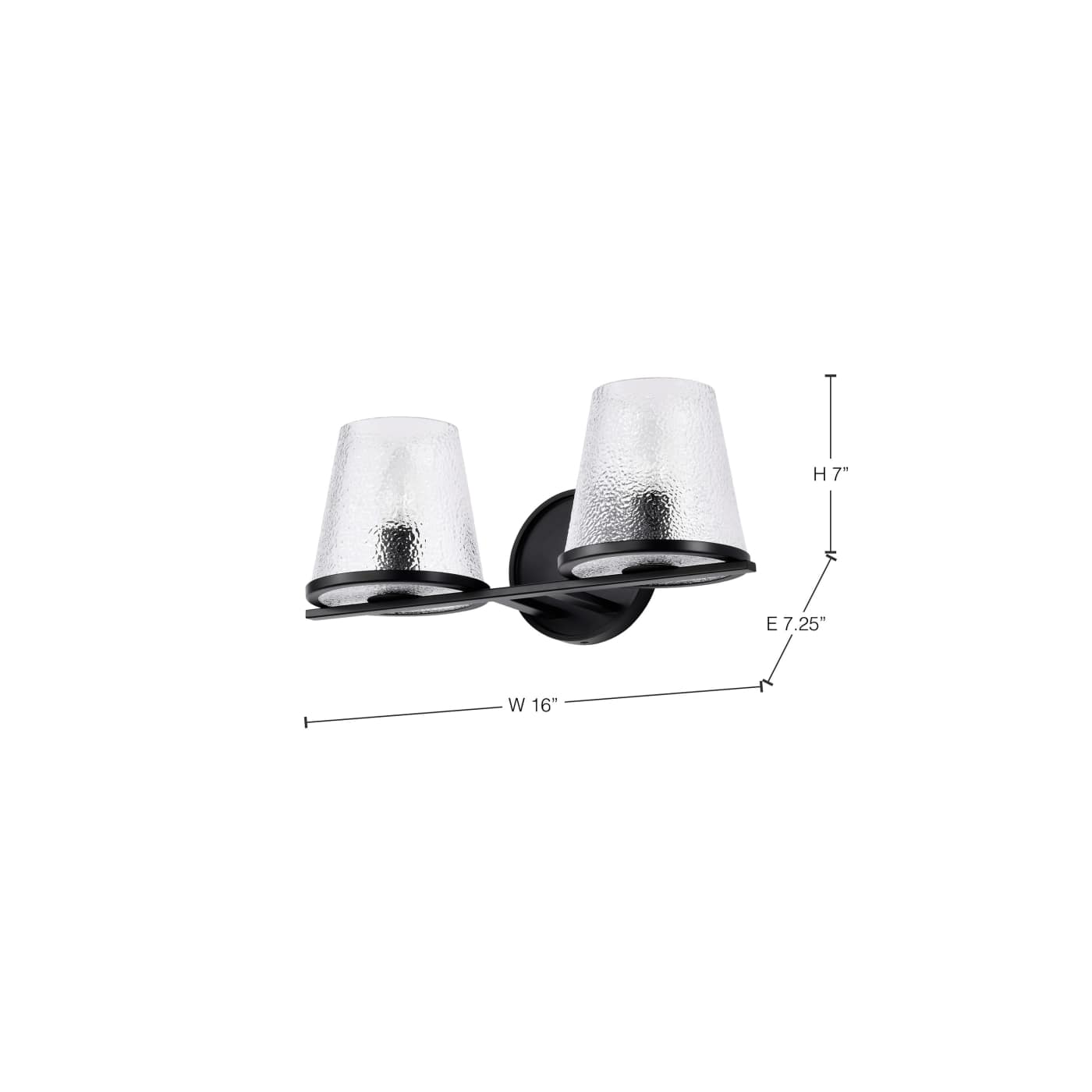 VALENTINE 2 LIGHT VANITY - 60-8252