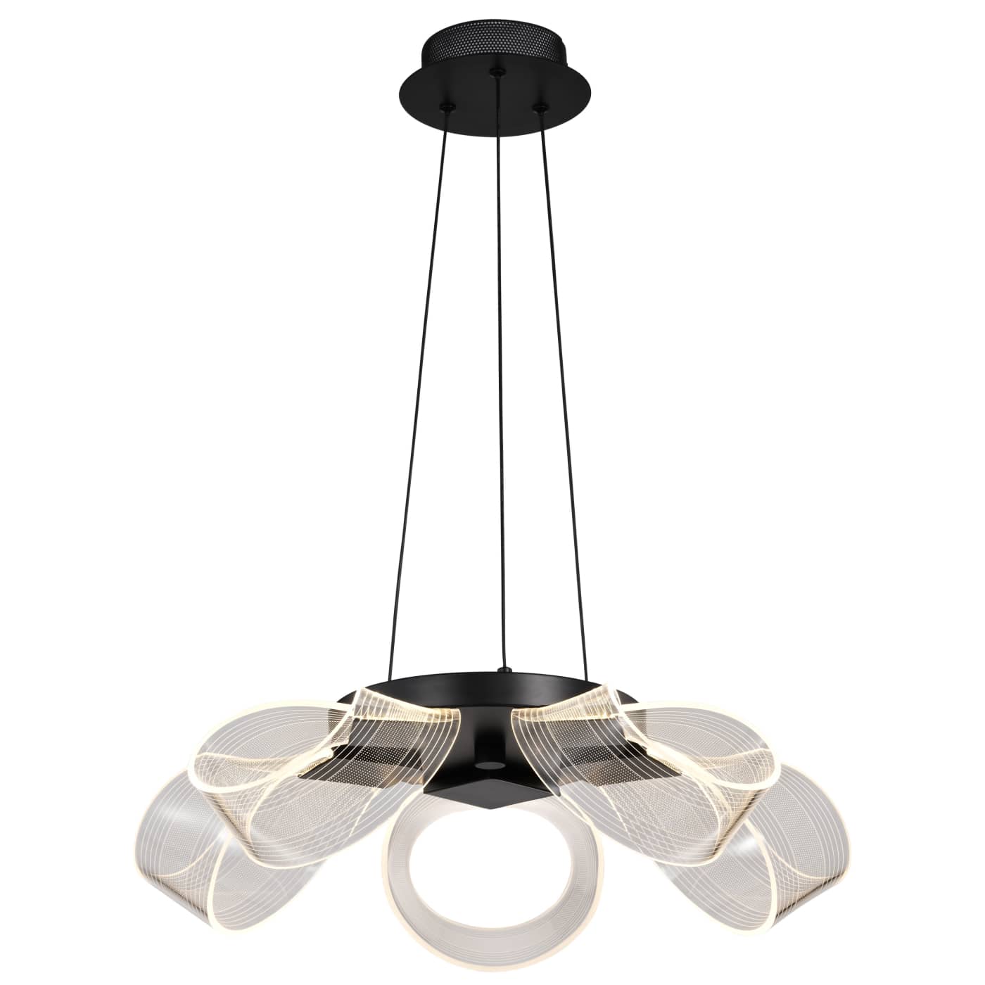 BARNETT 21" LED 5 LIGHT CHAND - 62-2036