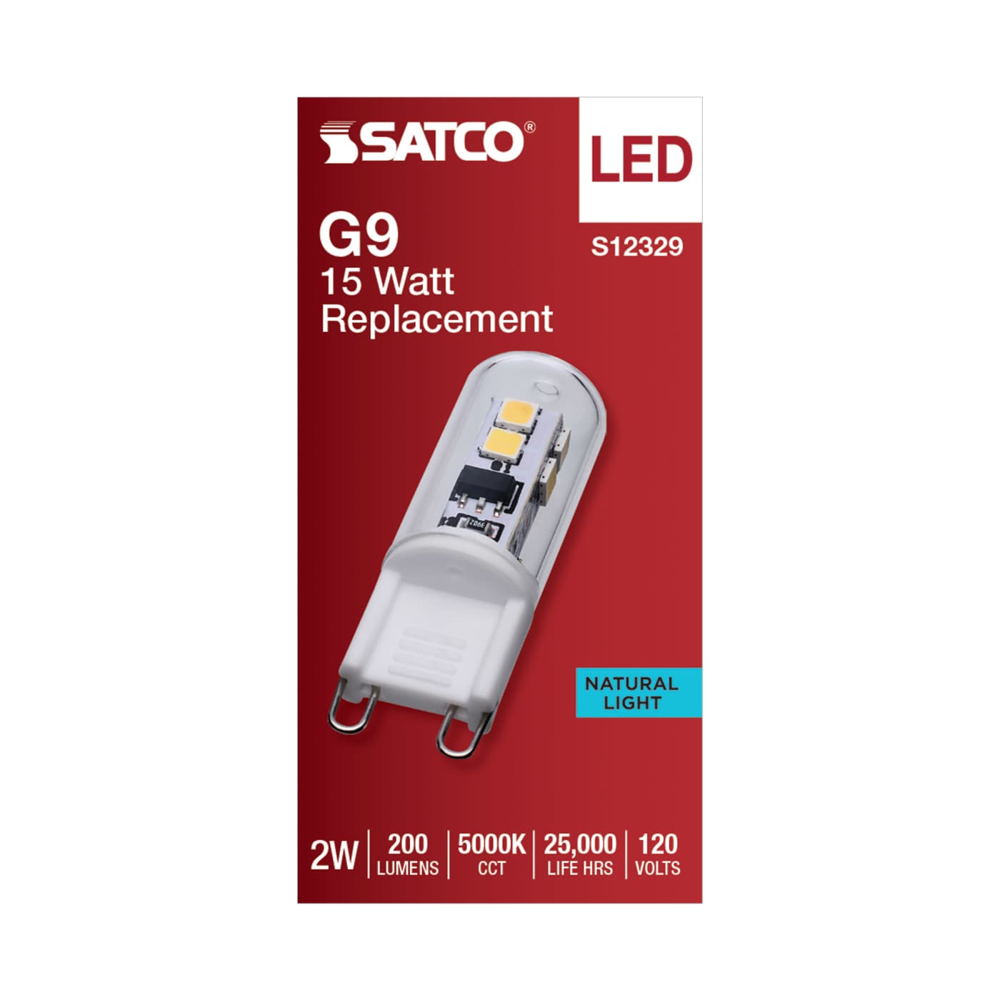 2W/LED/G9/CL/850/120V - S12329