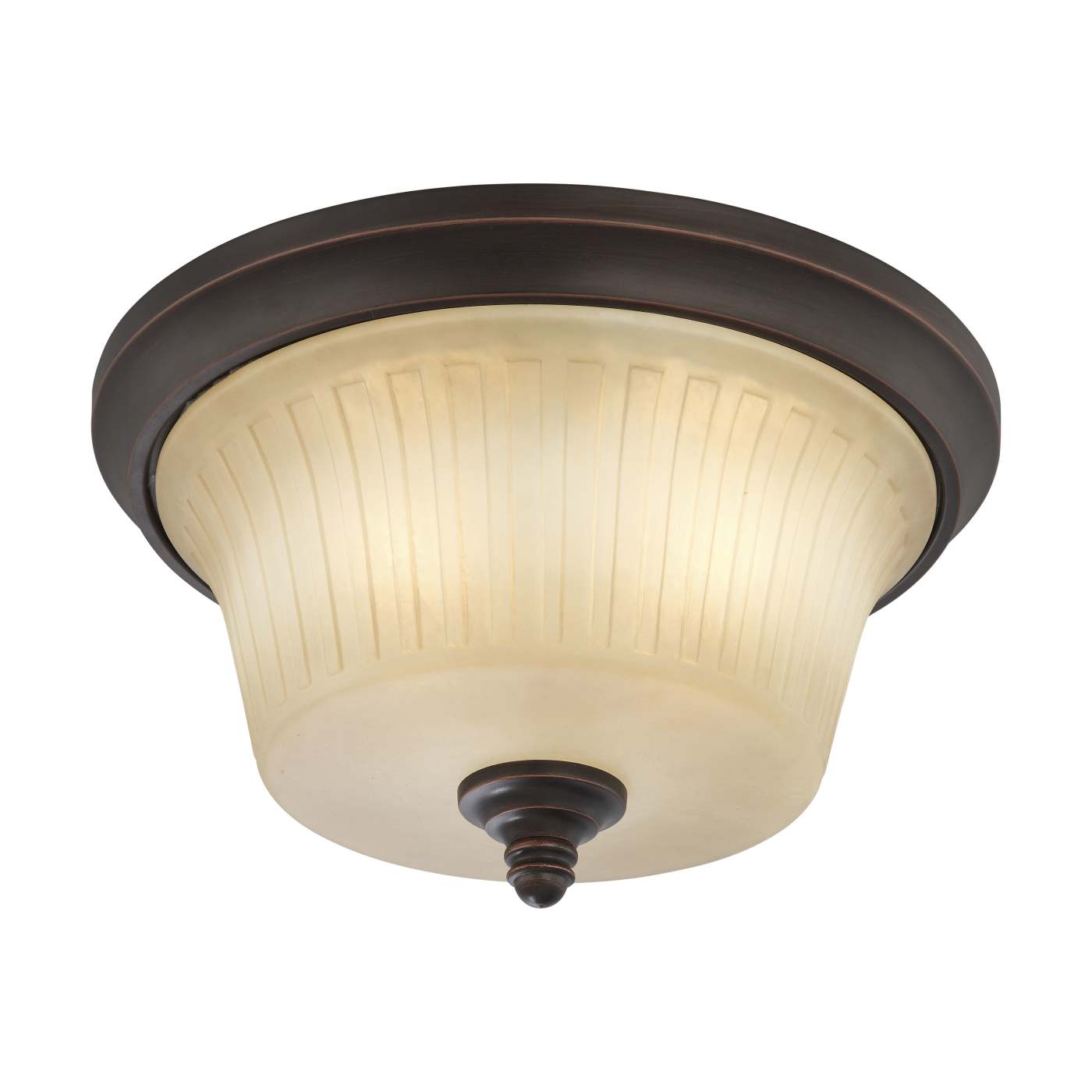 FRANKLIN 3 LIGHT FLUSH DOME - 60-4252
