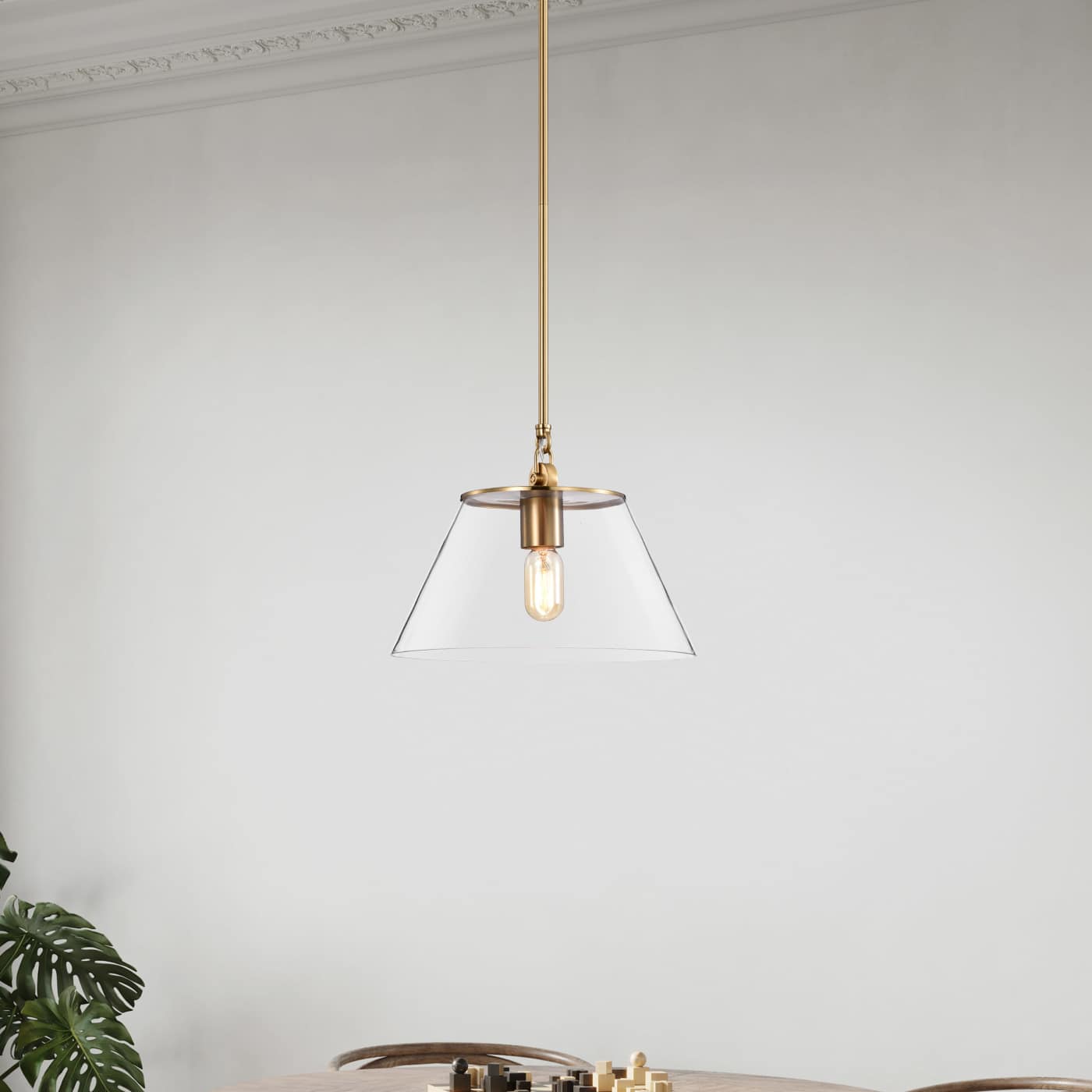 DOVER 1 LIGHT MEDIUM PENDANT - 60-7413