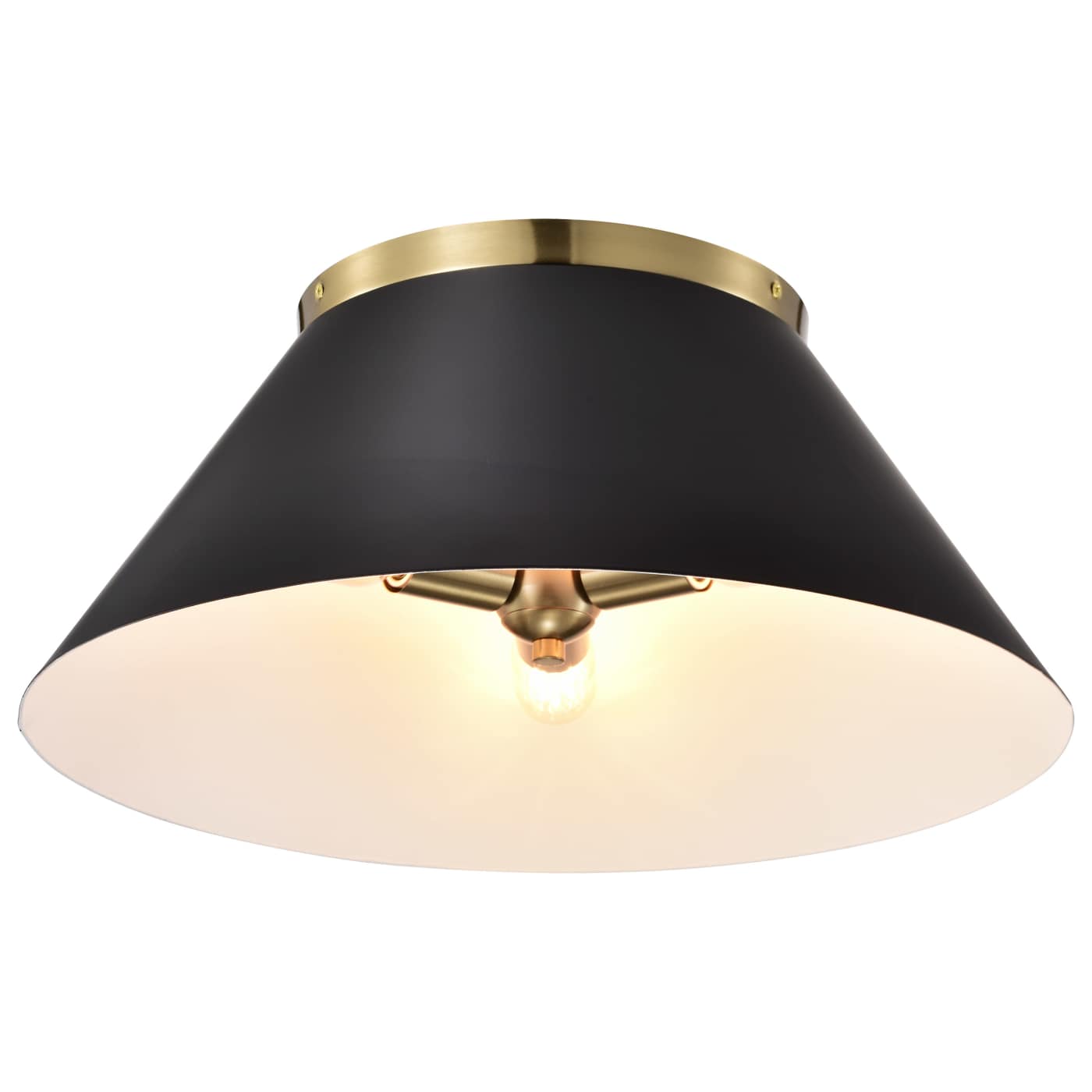 DOVER 3 LIGHT LARGE FLUSH - 60-7420