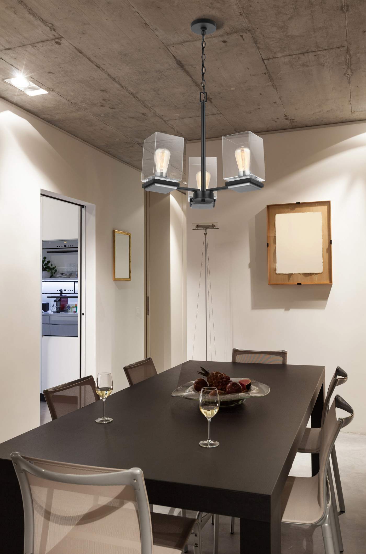 CROSSROADS 3 LT CHANDELIER - 60-7655