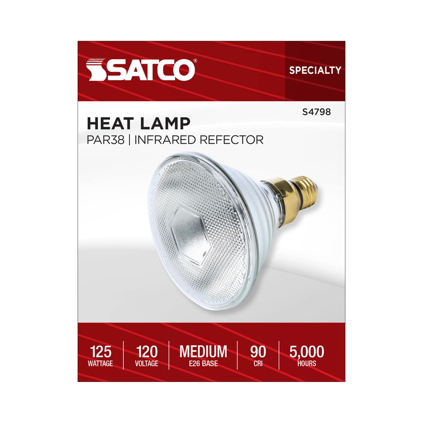 125PAR38/HEAT/CL/120V - S4798