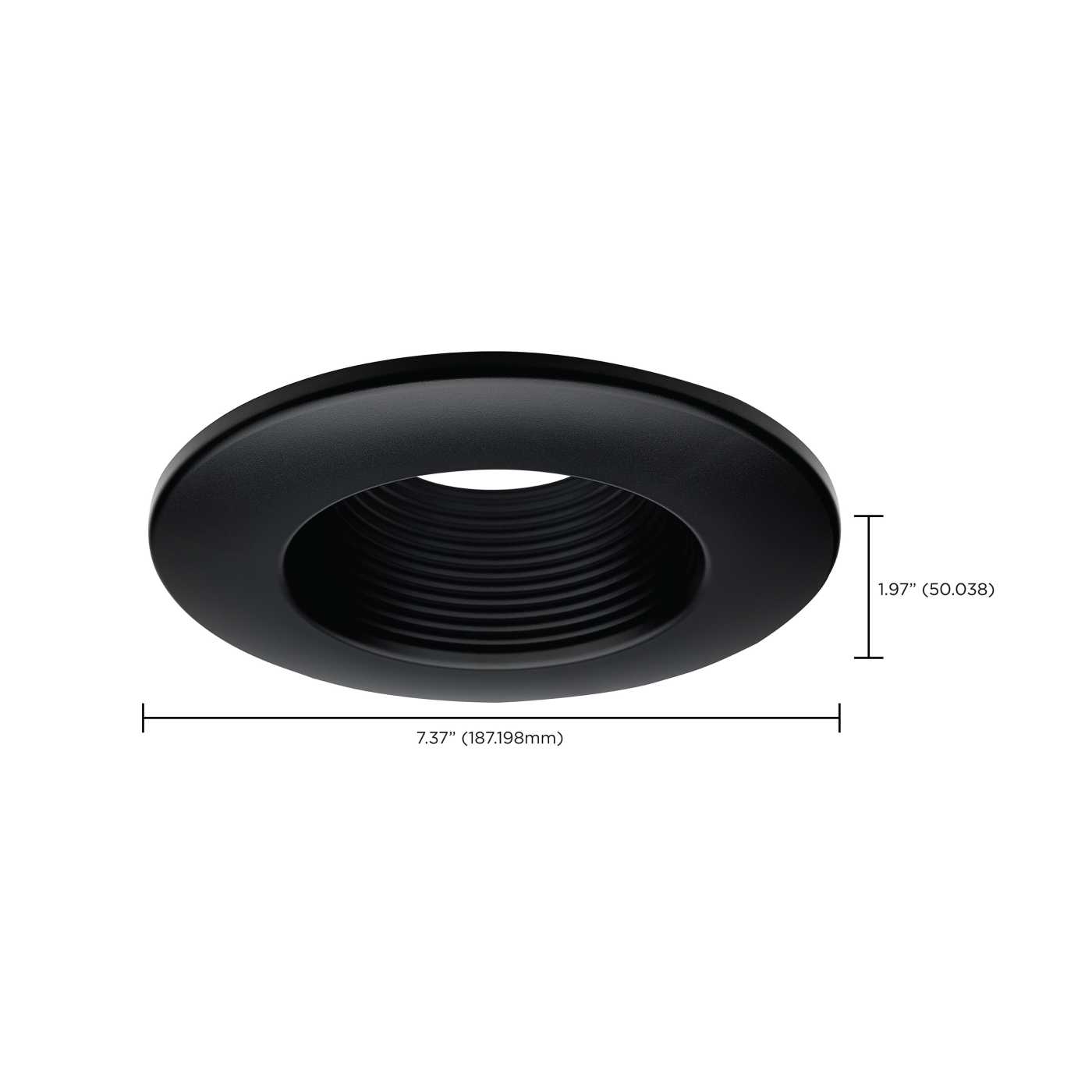 DEEP BAFFLE 6 INCH BLACK TRIM - 80-977
