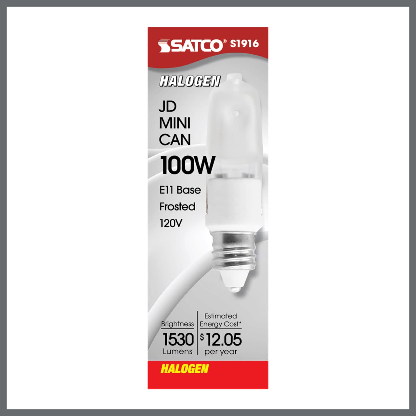 100W MINI-CAN FROSTED 120V. - S1916