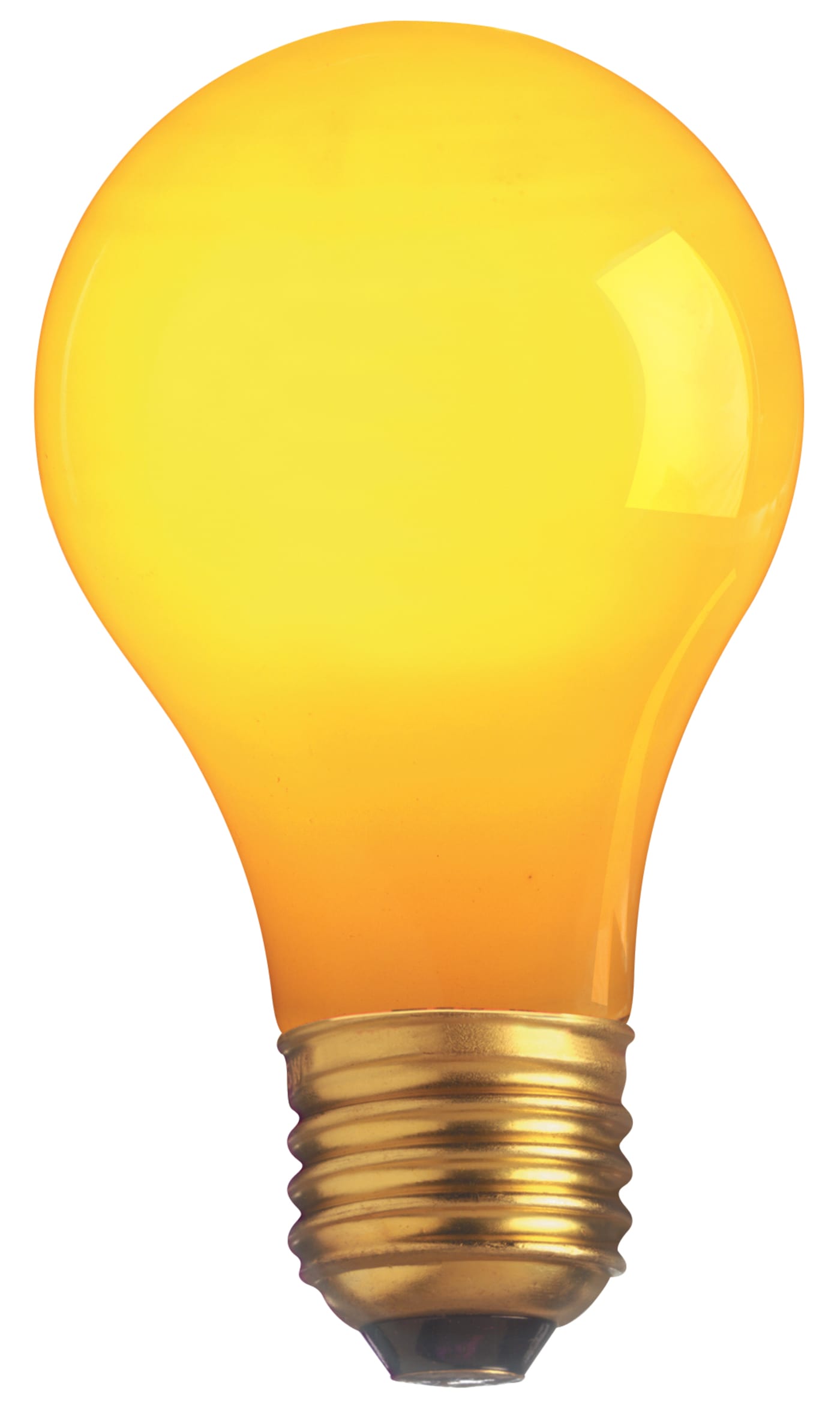 40W A19 STD YELLOW CERAMIC - S4983