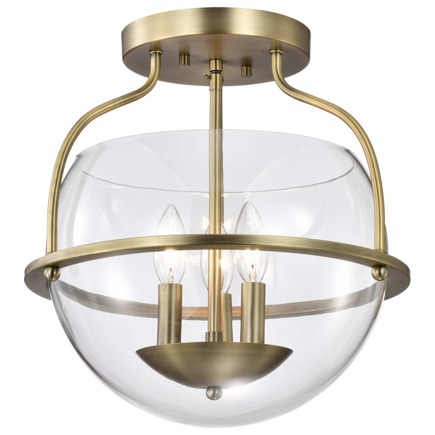 AMADO 3 LIGHT SEMI FLUSH MOUNT - 60-7821
