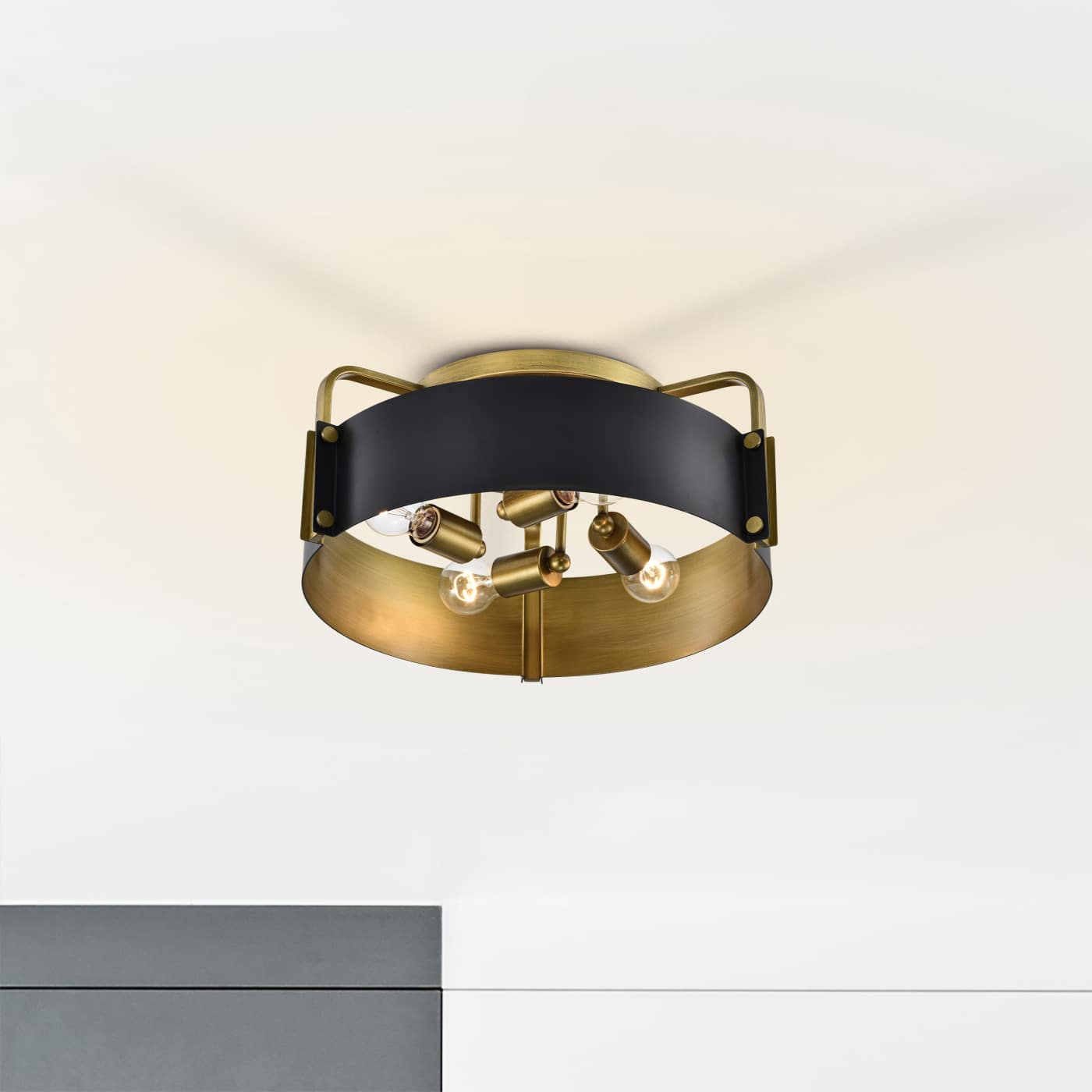 ALTOS 4 LIGHT 18" SEMI FLUSH - 60-7841