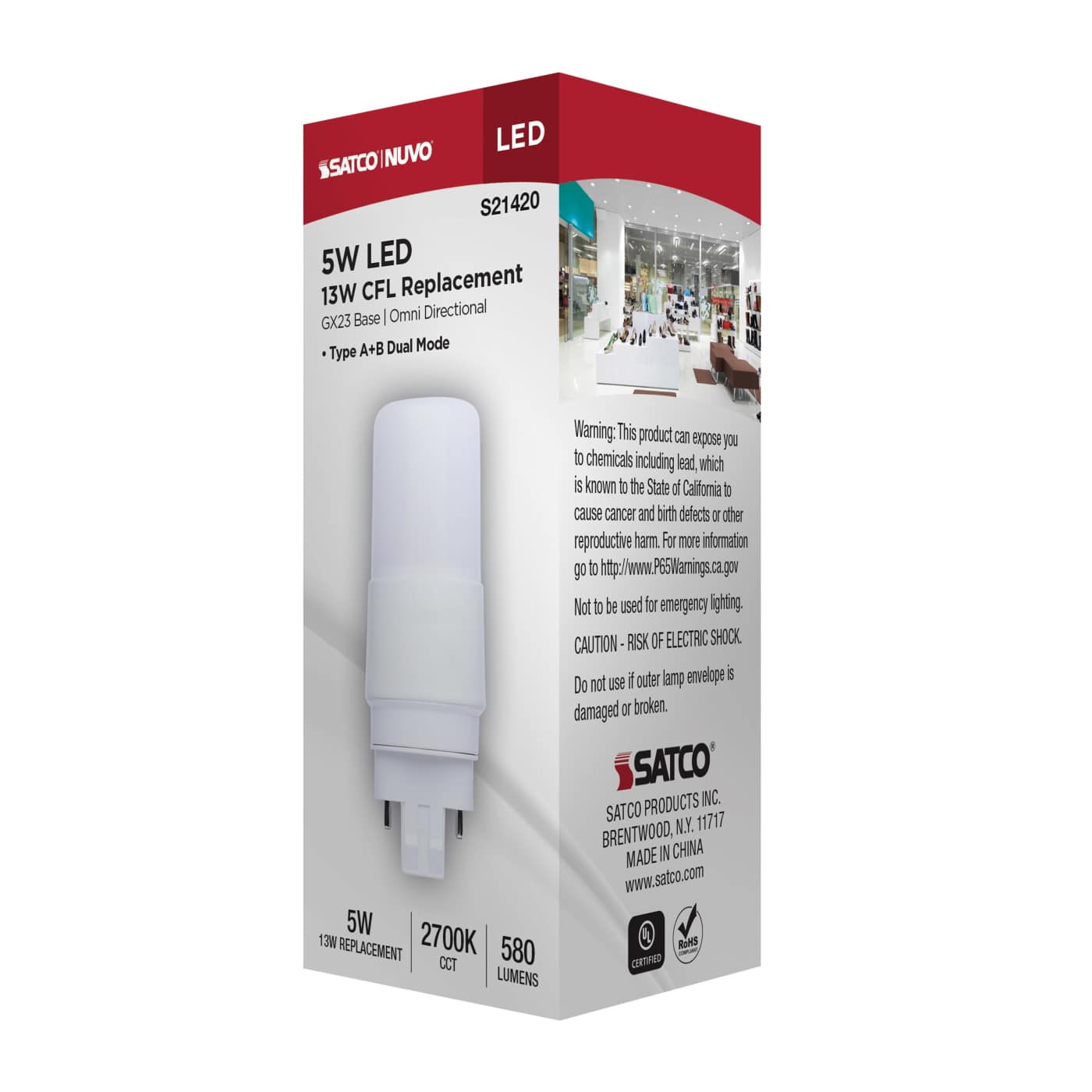 5CFL/L/827/GX23/AB/FR/U - S21420
