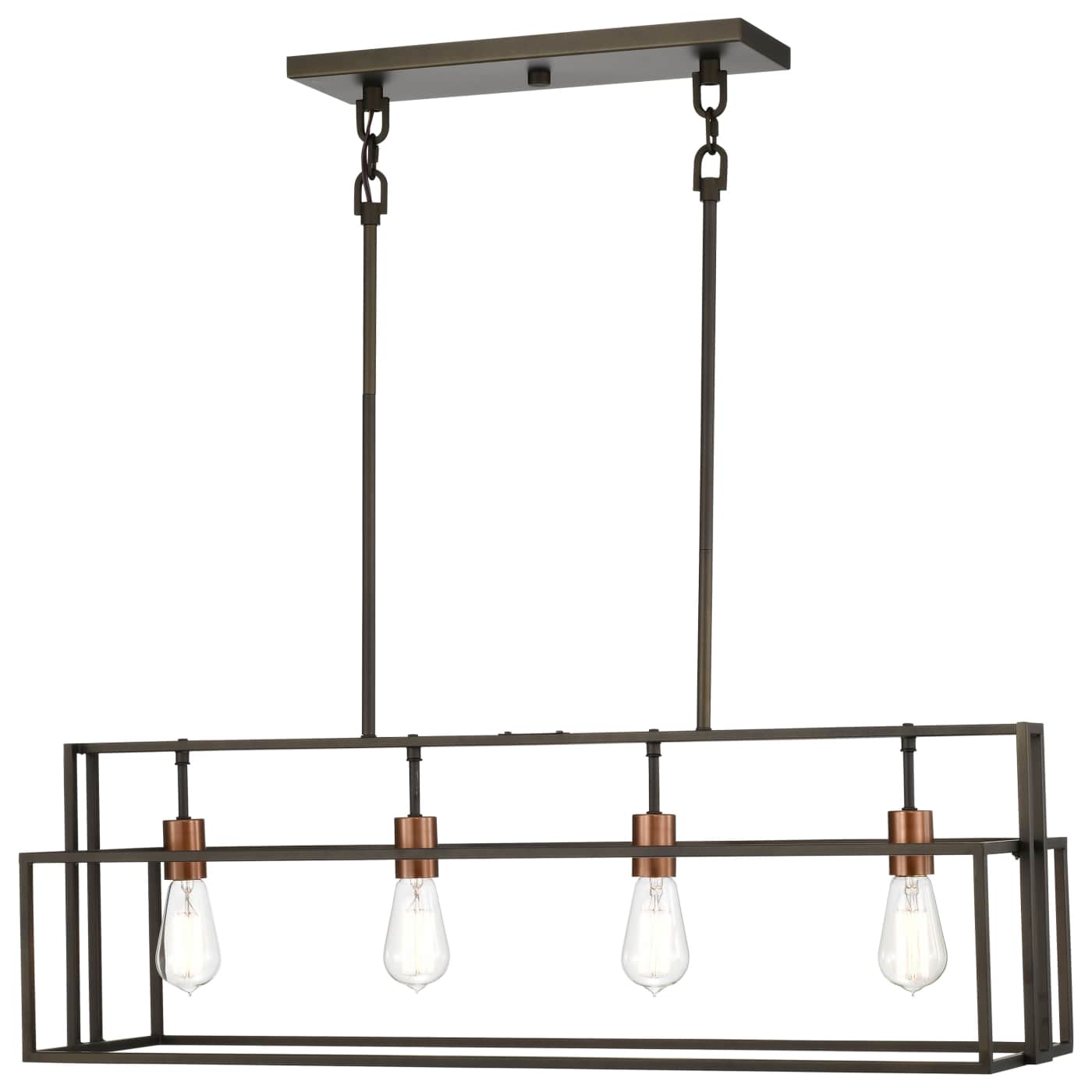 LAKE 4 LIGHT ISLAND PENDANT - 60-5854