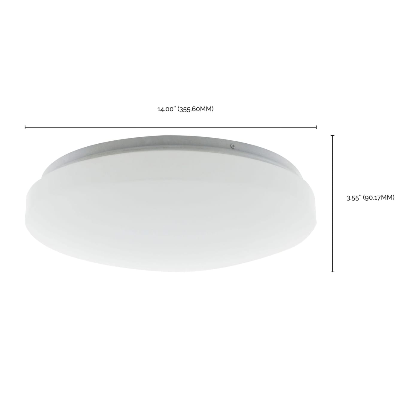 14" ACRYLIC LED FLUSH FIXTURE - 62-1212