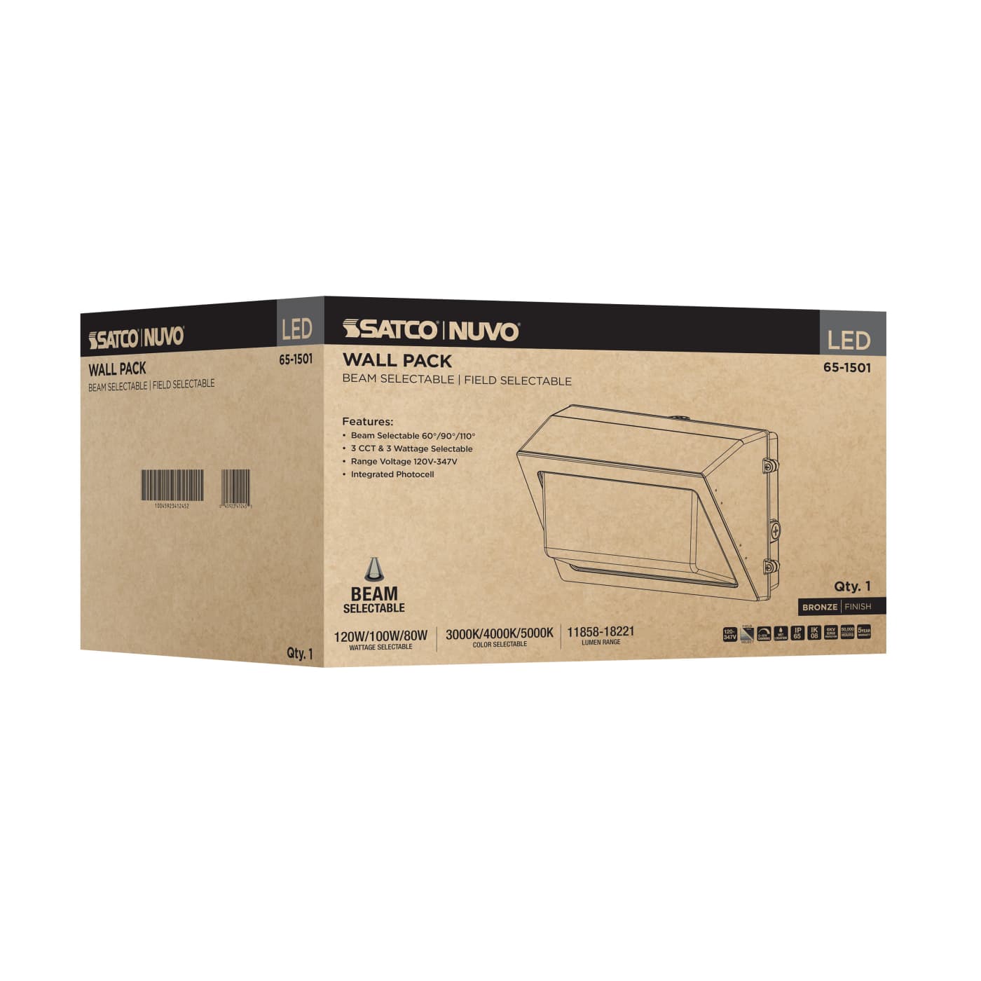 LED TRAD WALL PACK 120-347V - 65-1501