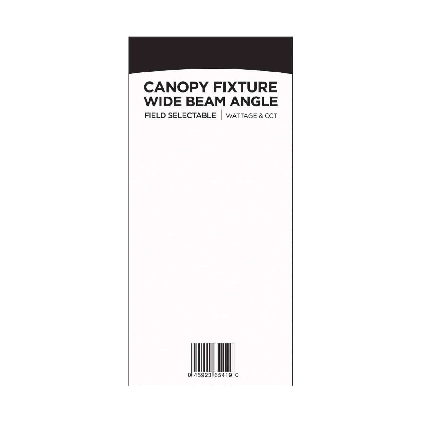 LED WIDE BEAM ANGLE CANOPY - 65-636