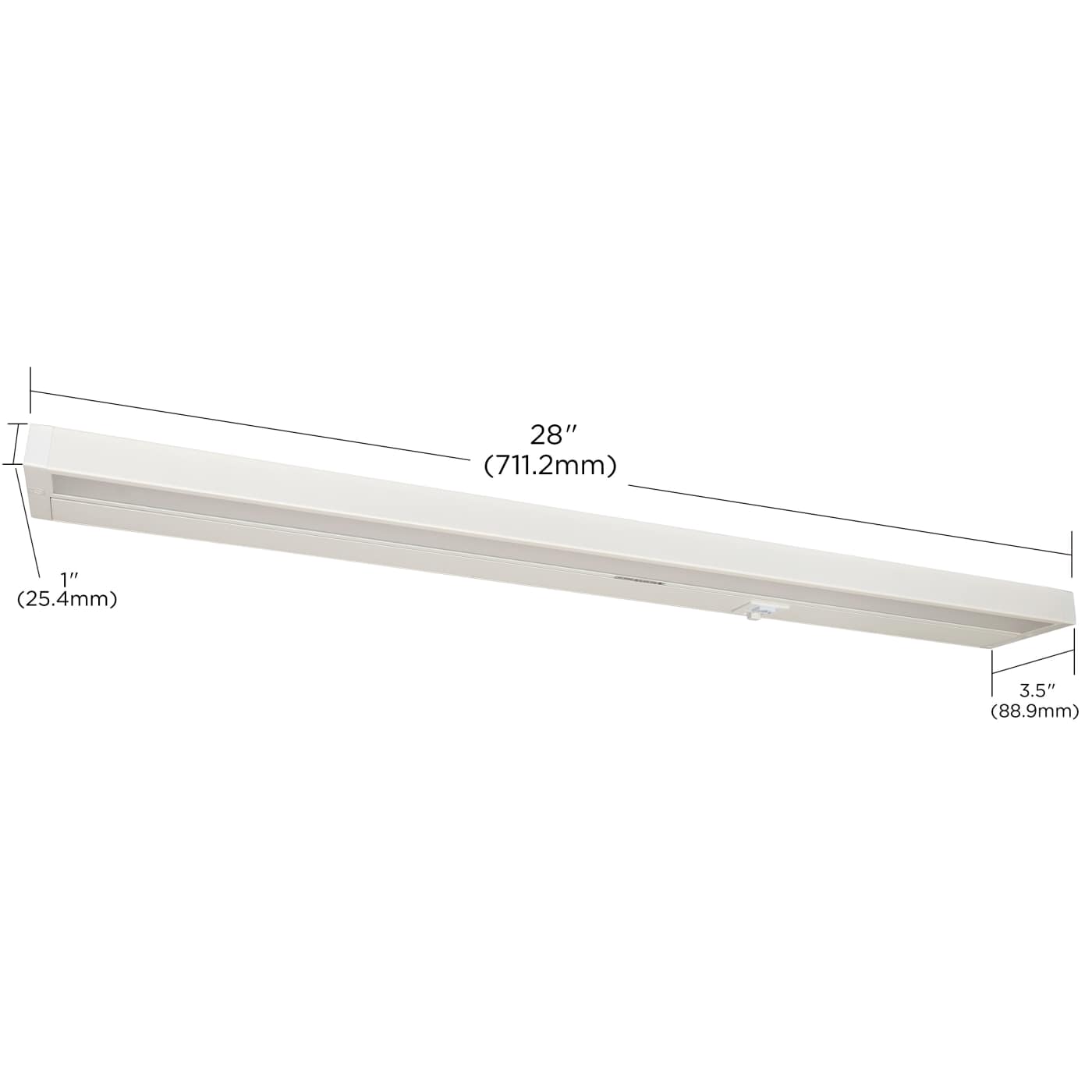 UNDER CAB LED 3CCT 28" - WH - 63-504