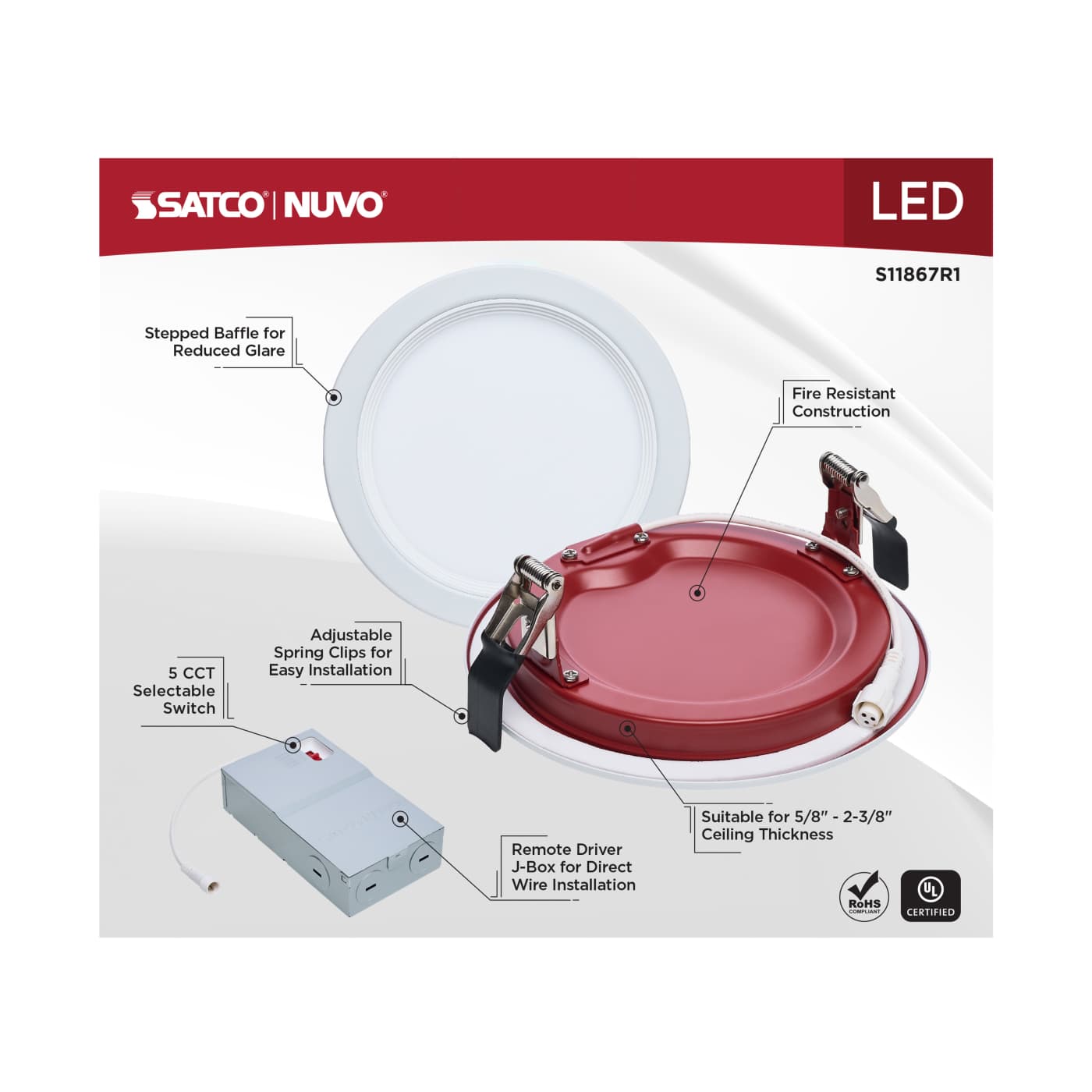13WLED/6/FR/CCT/SLF/RD/STB/RND - S11867R1