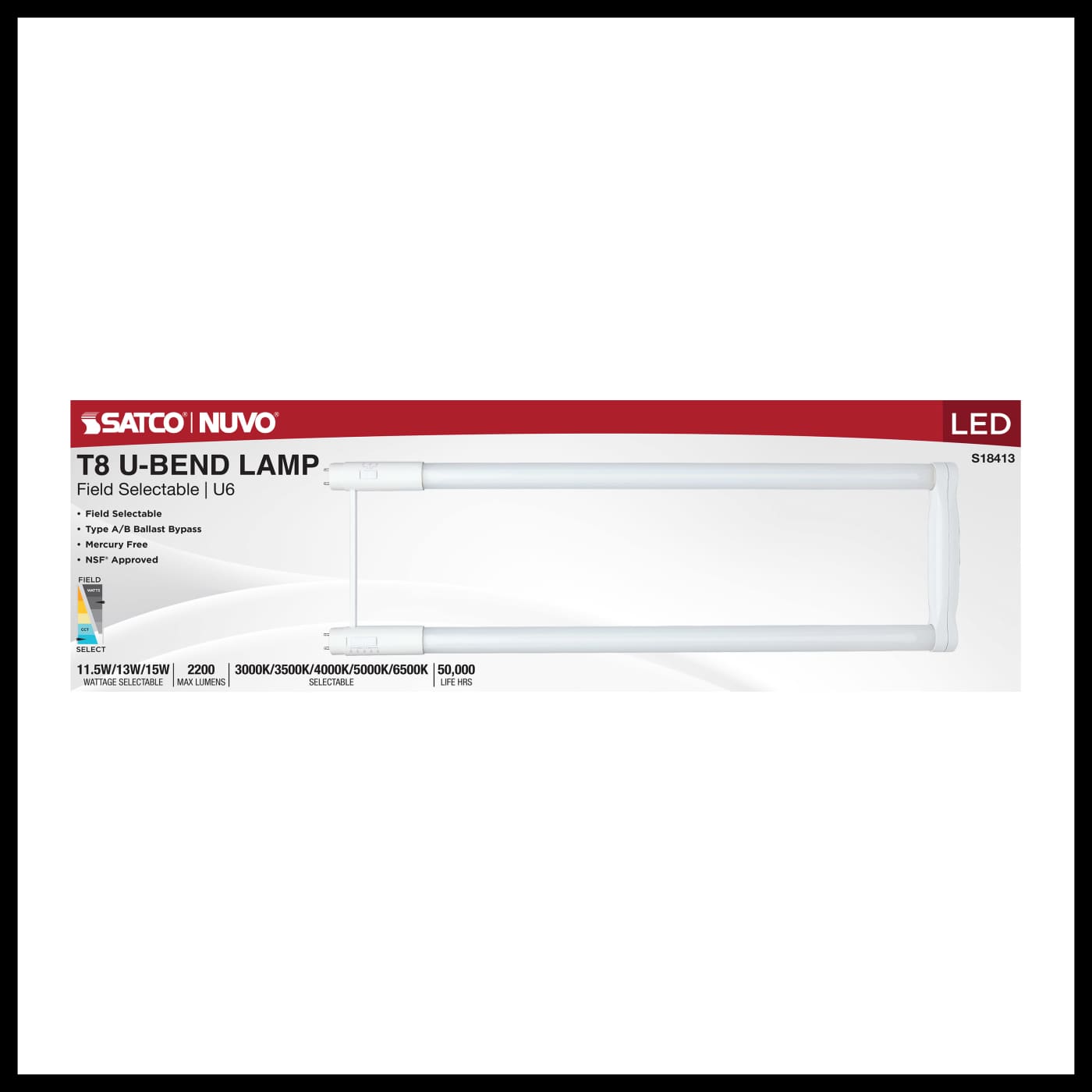 15T8/U6/LED/5CCT/DUAL - S18413