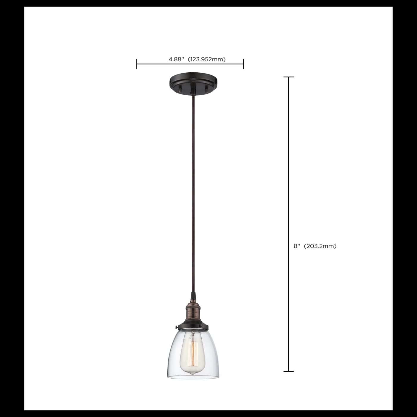 1 LT VINTAGE PENDANT - 60-5505