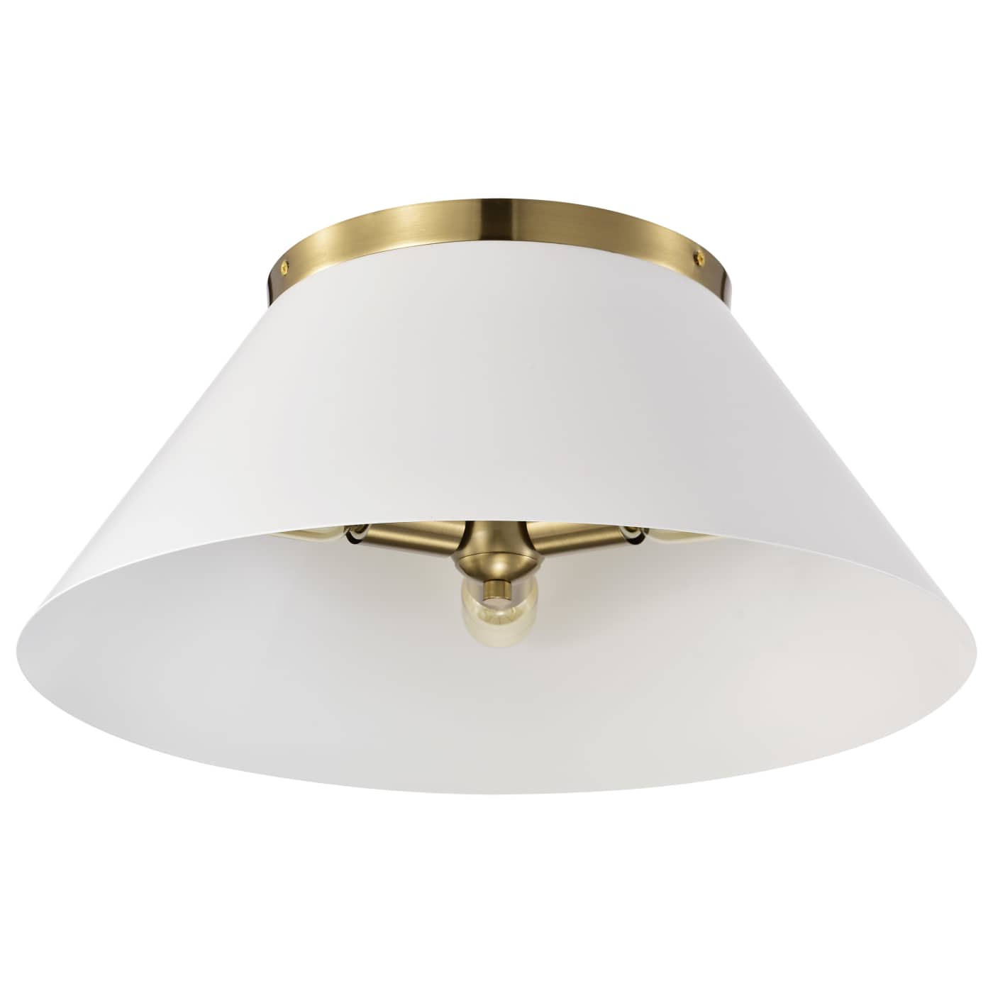 DOVER 3 LIGHT LARGE FLUSH - 60-7421