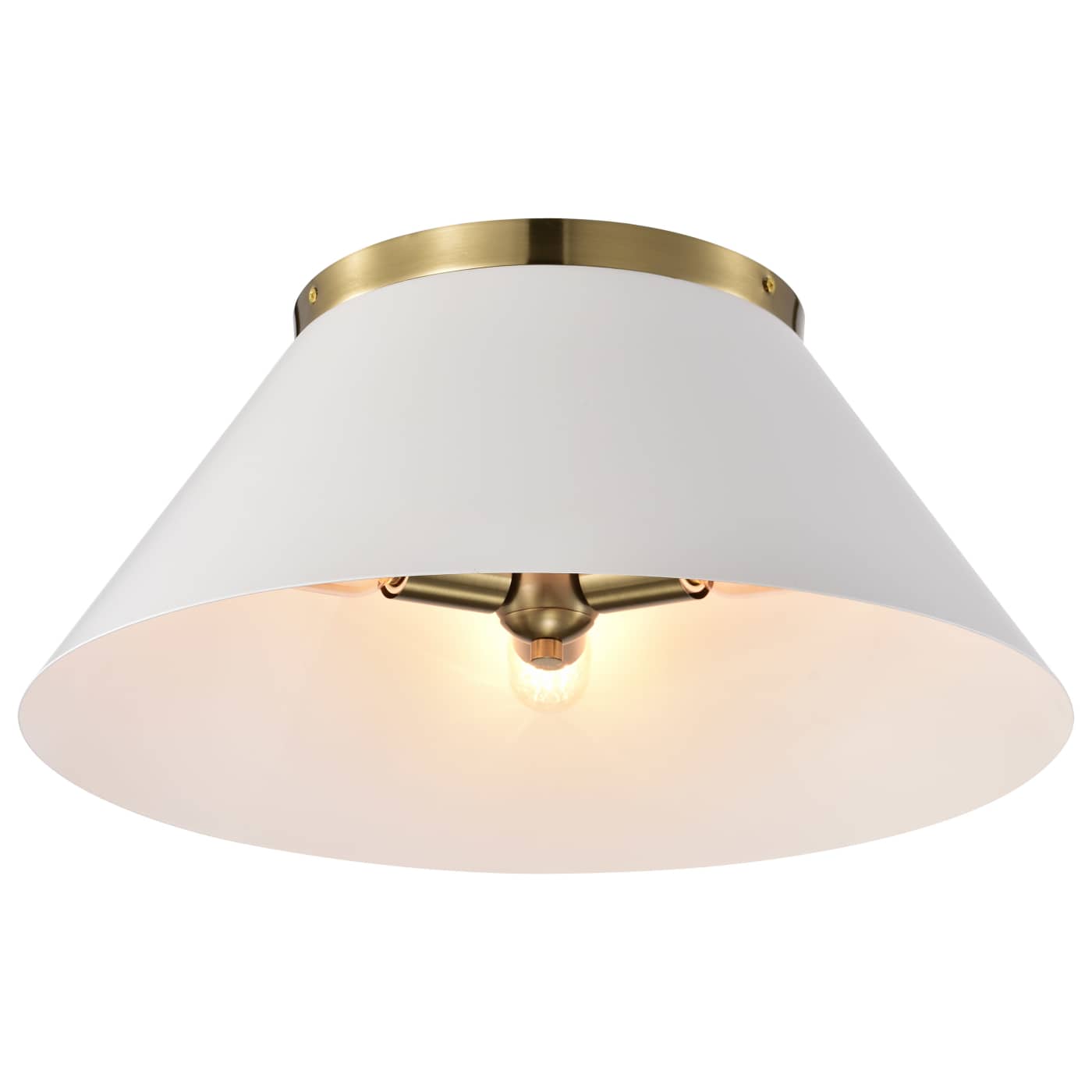 DOVER 3 LIGHT LARGE FLUSH - 60-7421