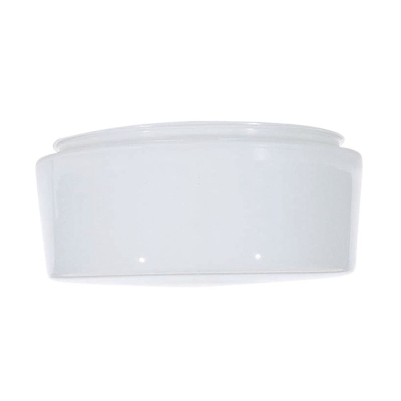 10" WHT DRUM GLASS - 50-336