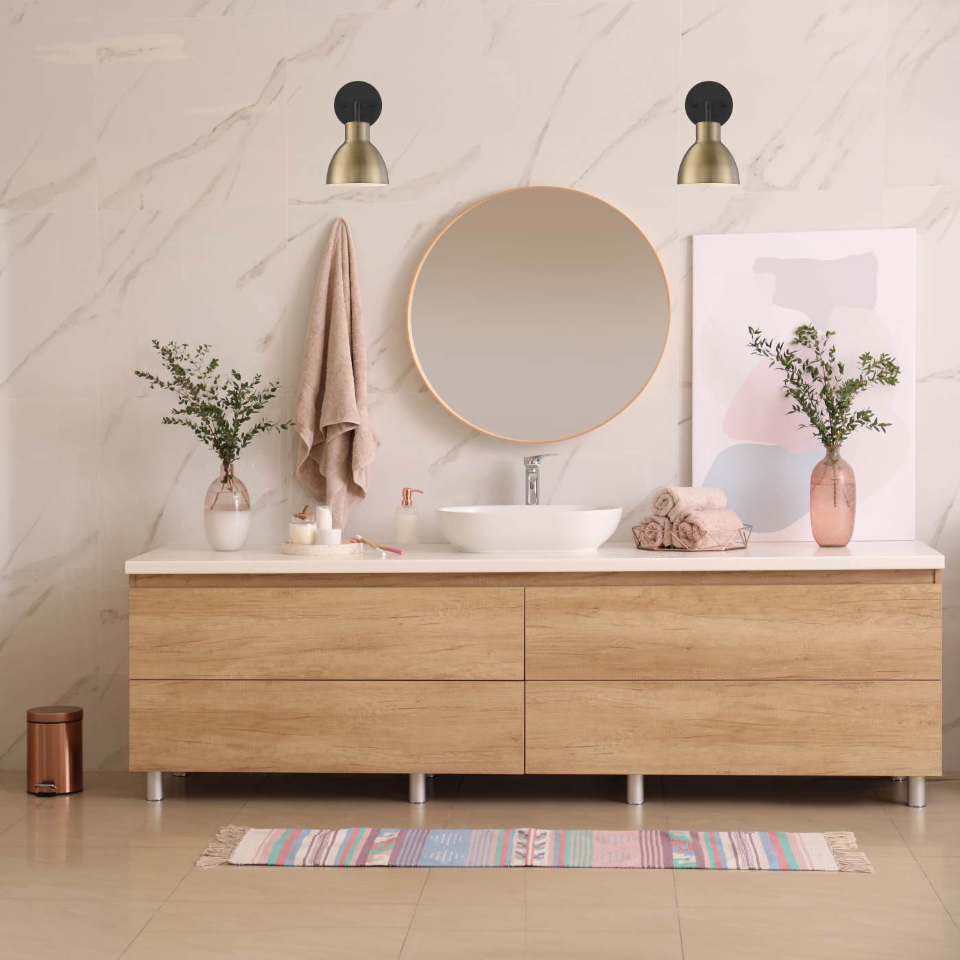 SLOAN 1 LIGHT VANITY - 60-6791