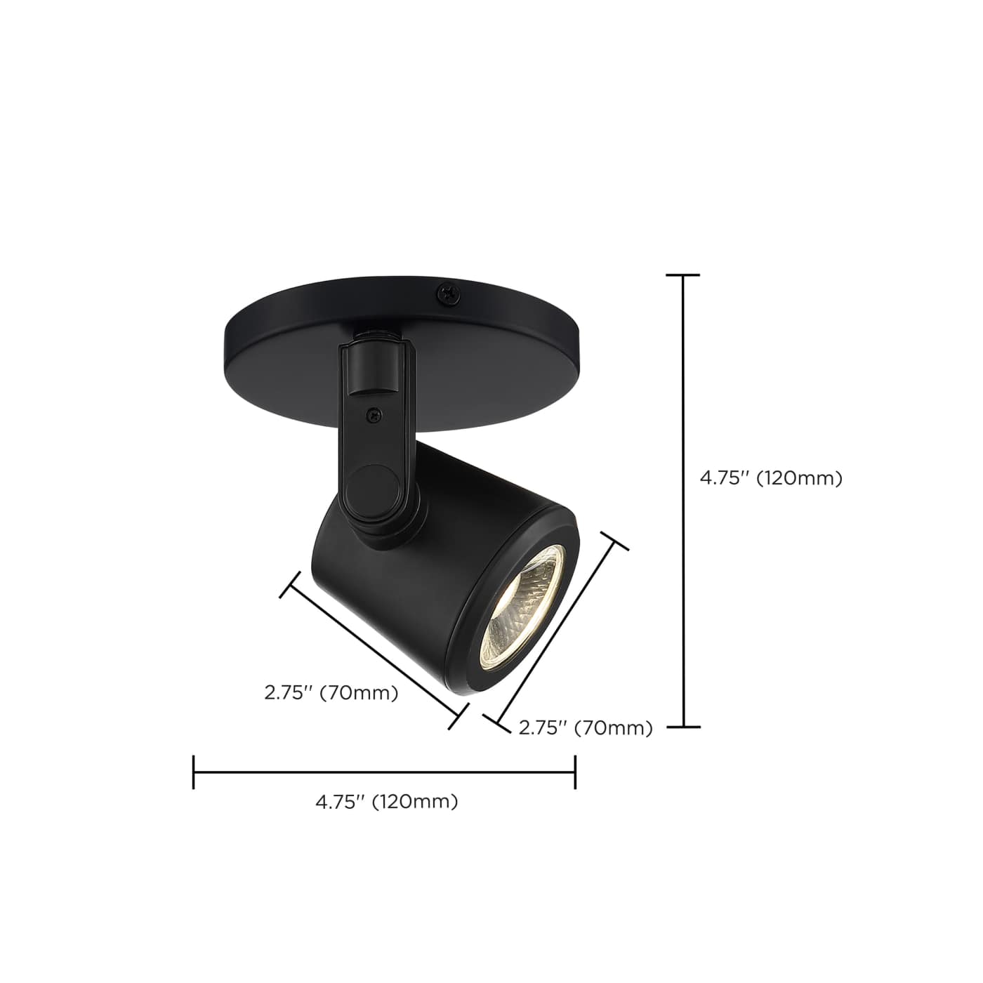 12W LED TAPER BACK MONOPOINT - 62-1107