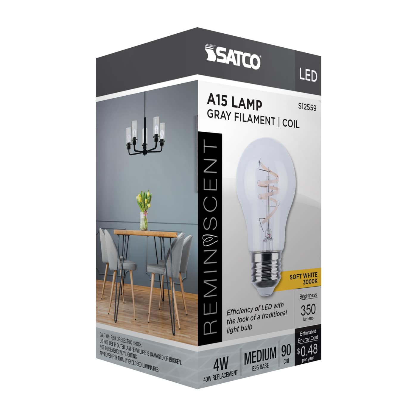 4A15/CL/LED-GF/COIL/930/E26 - S12559
