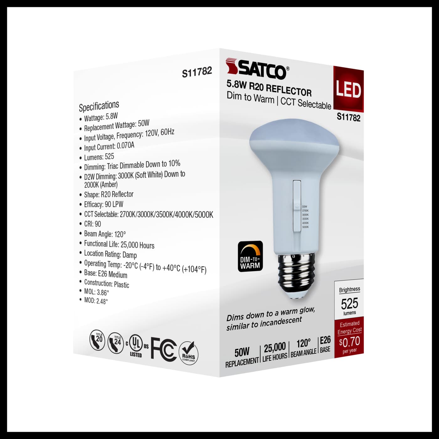 5.8R20/LED/5CCT/WD/120V - S11782