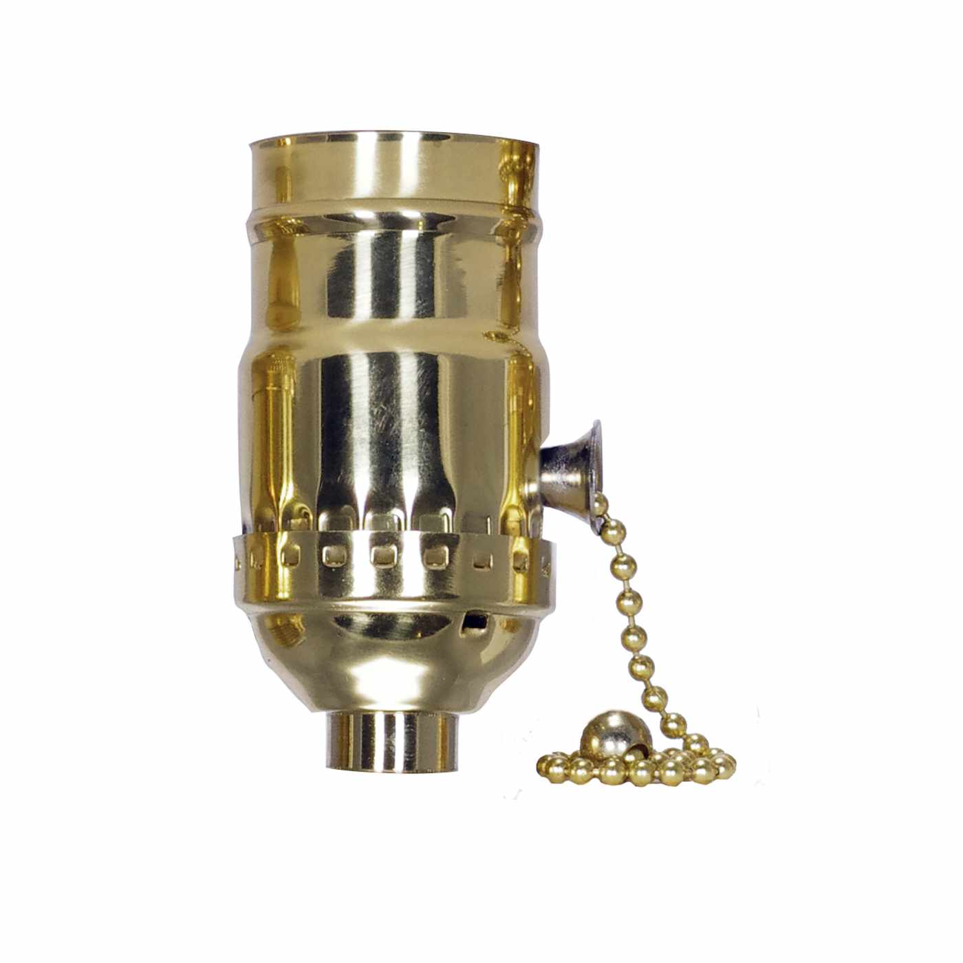 PL S.B. PULL CHAIN SKT W/ BALL - 80-1026