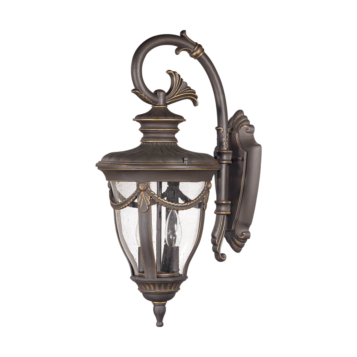 PHILIPPE 2LT WALL LANTERN-DOWN - 60-2044