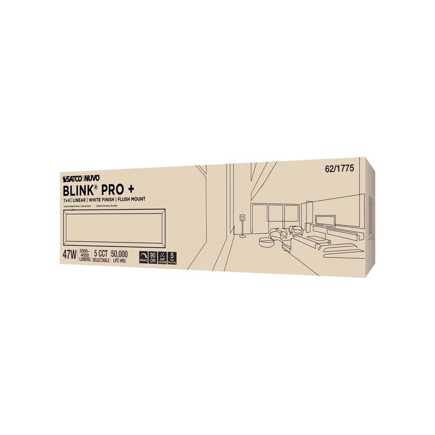 BLINK PRO PLUS 47W 1'X4' - 62-1775
