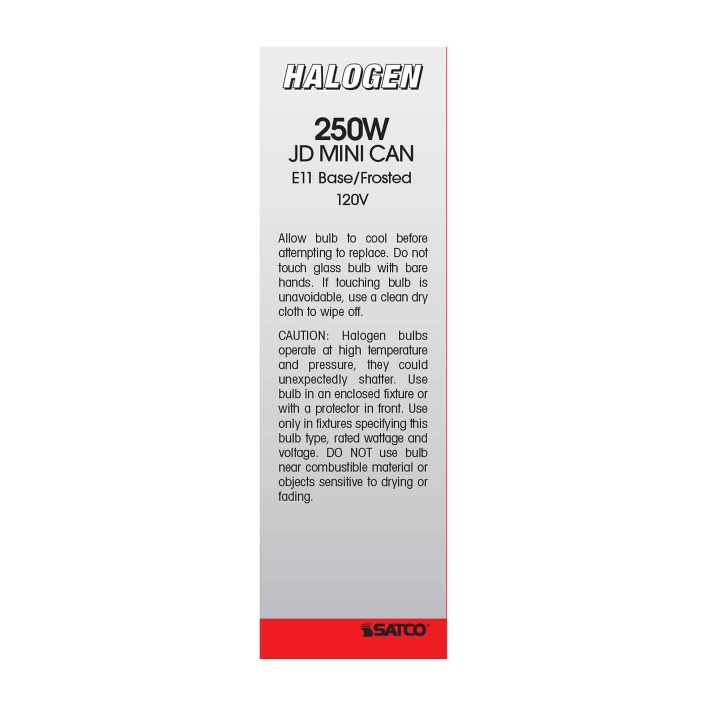 250W MINI-CAN FROSTED 120V. - S1918