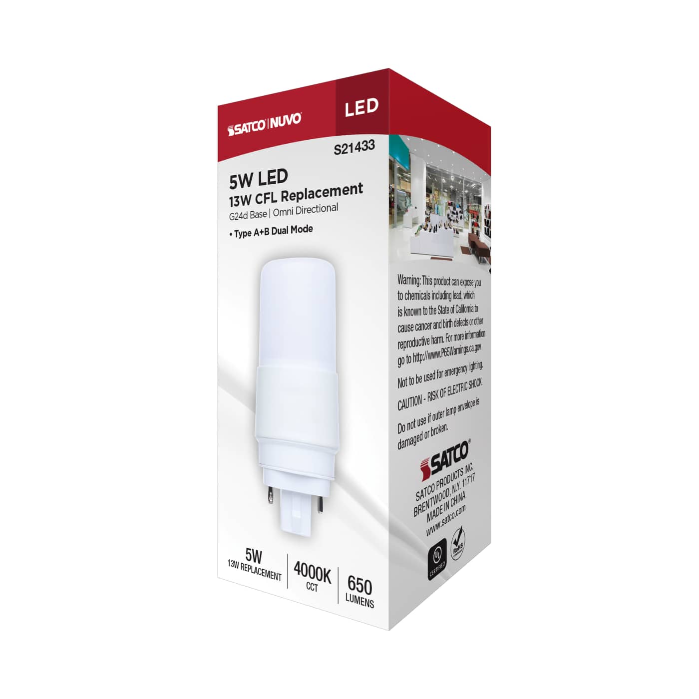 5CFL/L/840/G24D/AB/FR/U - S21433